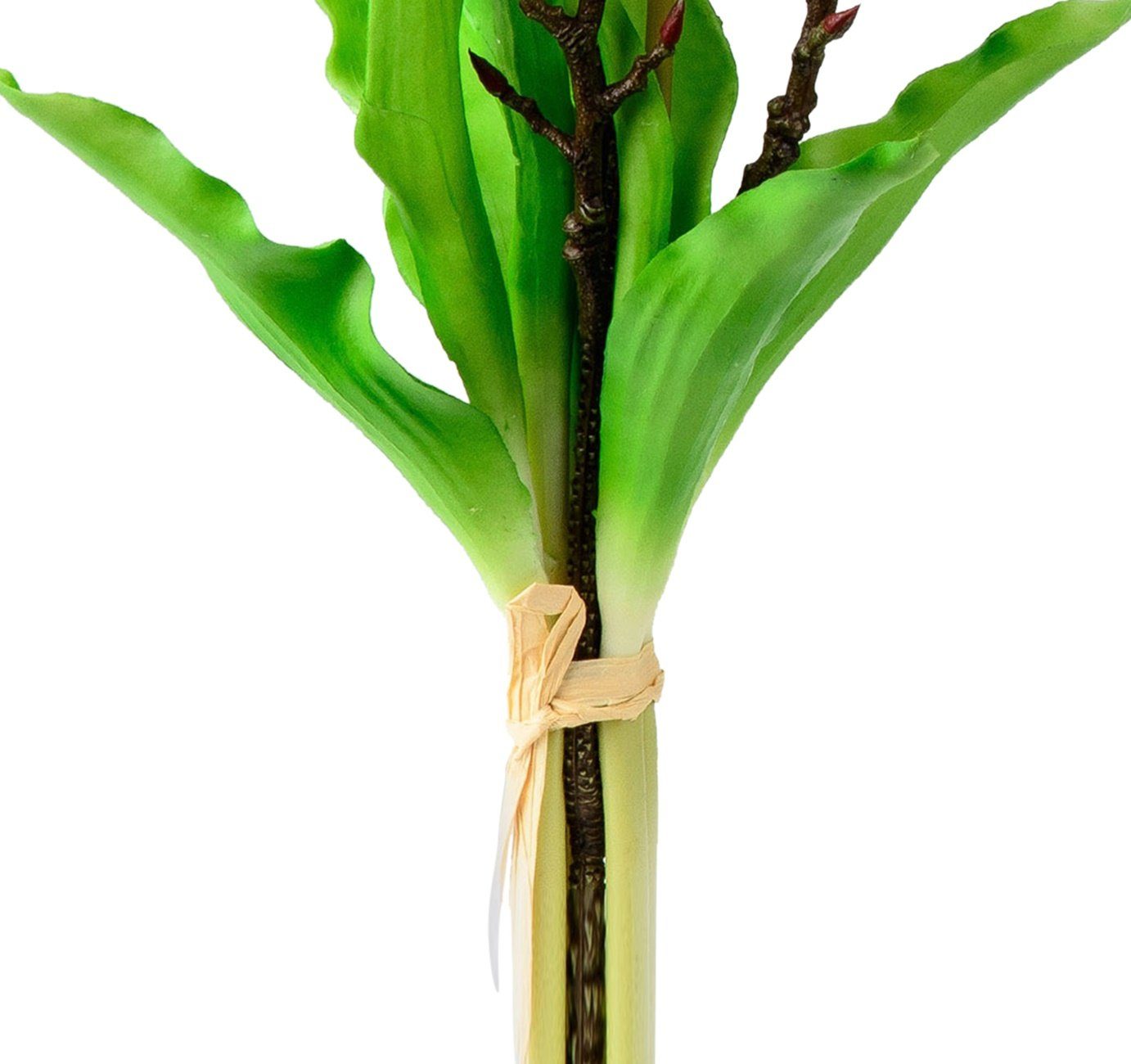 Kunstblume dekojohnson Künstliche blühende 16 einzeln Stück 5 als Höhe Bund Kunstpflanze, Tulpen-Blume cm dekojohnson