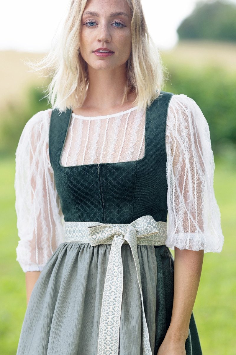 MarJo Dirndl Cord Dirndl 2tlg. - BERNDORF - tanne/gischt günstig online kaufen