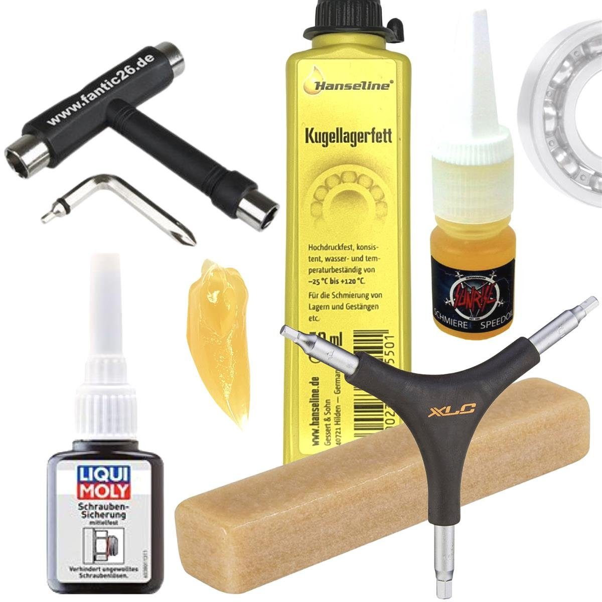 Fantic26 Stuntscooter Fantic26 Stunt-Scooter Werkzeug Wartung & Service Set