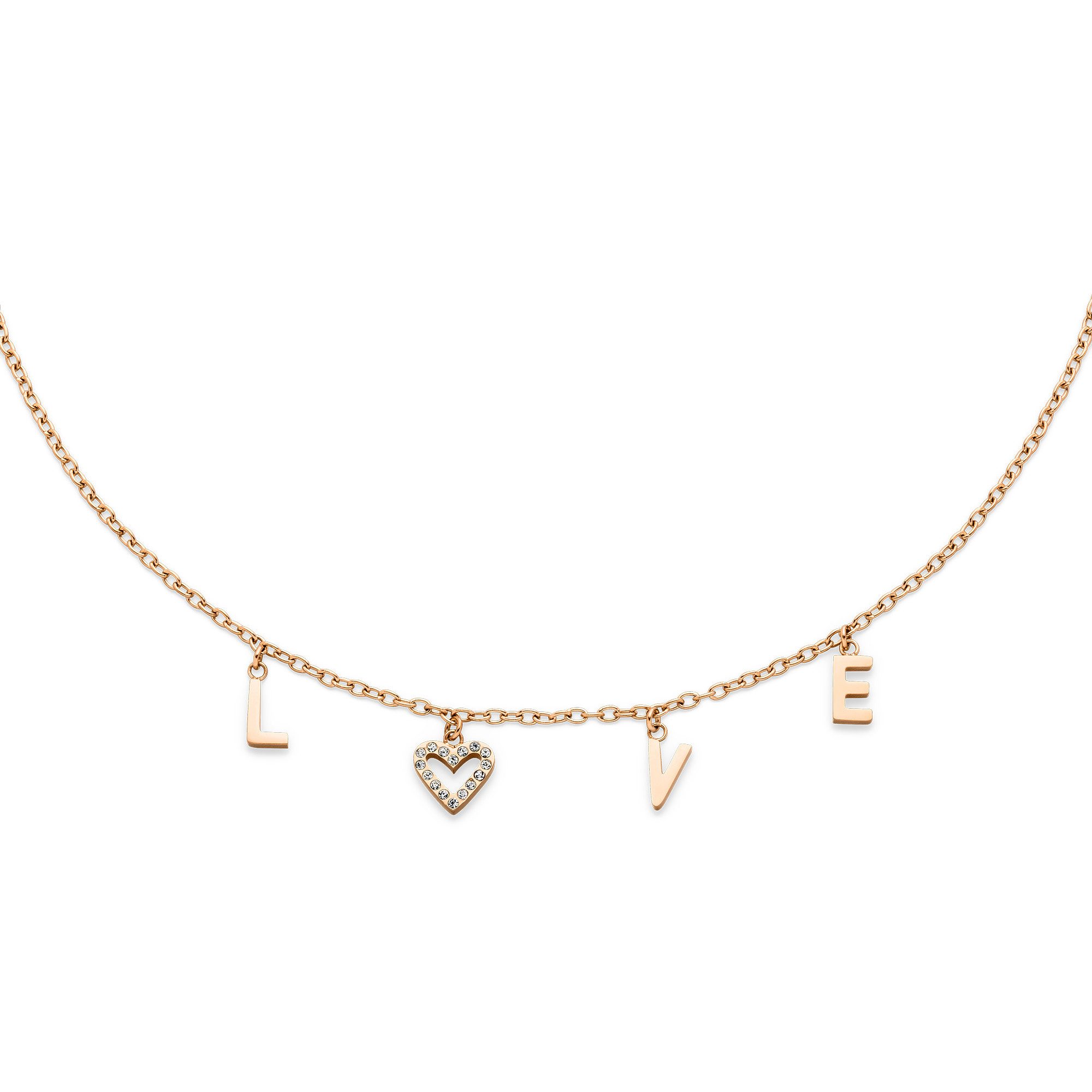 s.Oliver Armband Love, mit Zirkonia (synth)