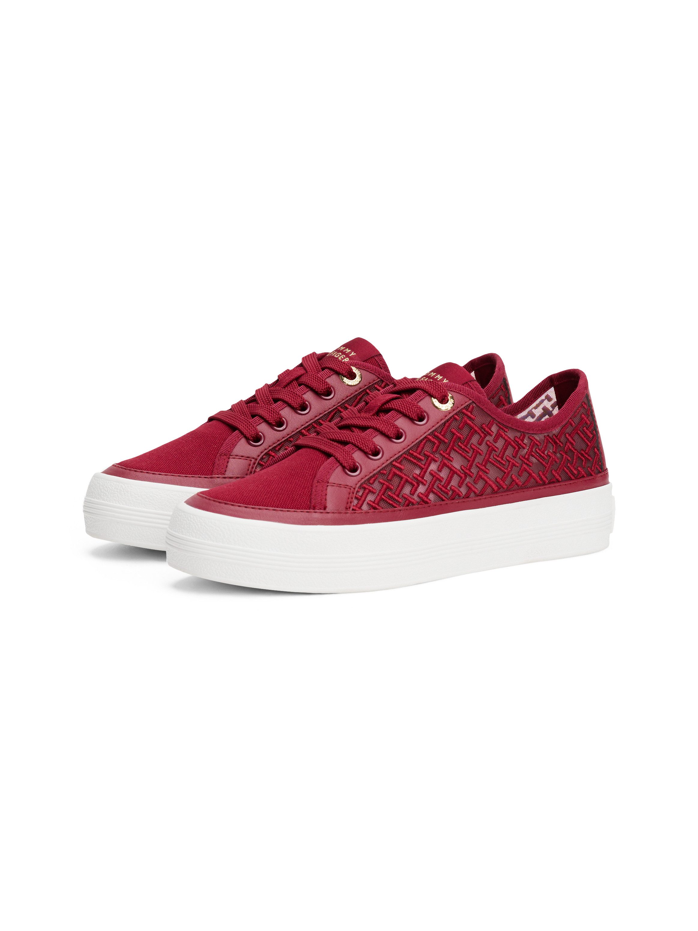 Tommy Hilfiger VULC EMBROIDERED SNEAKER Plateausneaker,Freizeitschuh, günstig online kaufen