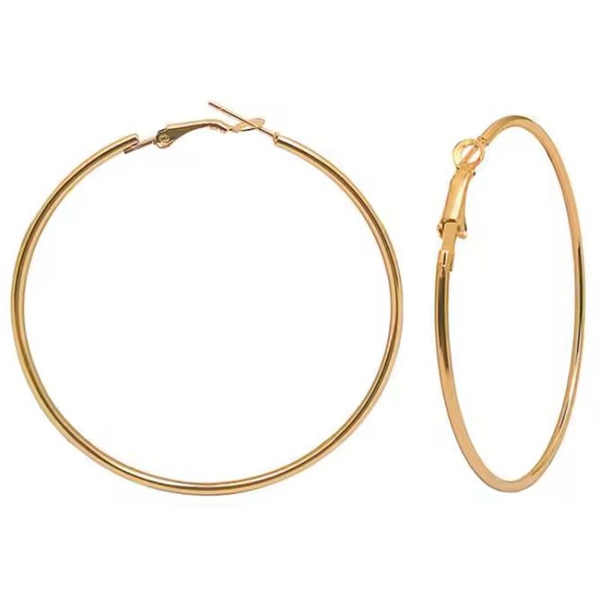 KARMA Paar Creolen Gold od. Silber vers. Größen modern Damen (Geschenk für günstig online kaufen