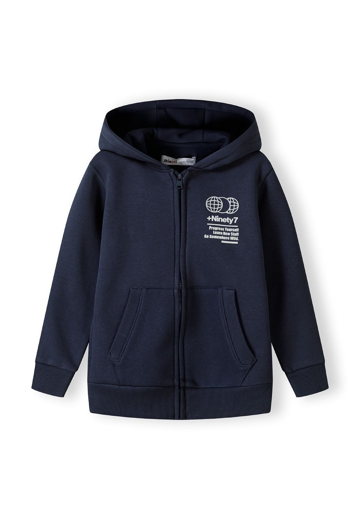 MINOTI Hoodie Kapuzensweatshirt mit Reißverschluss (2y-14y) günstig online kaufen