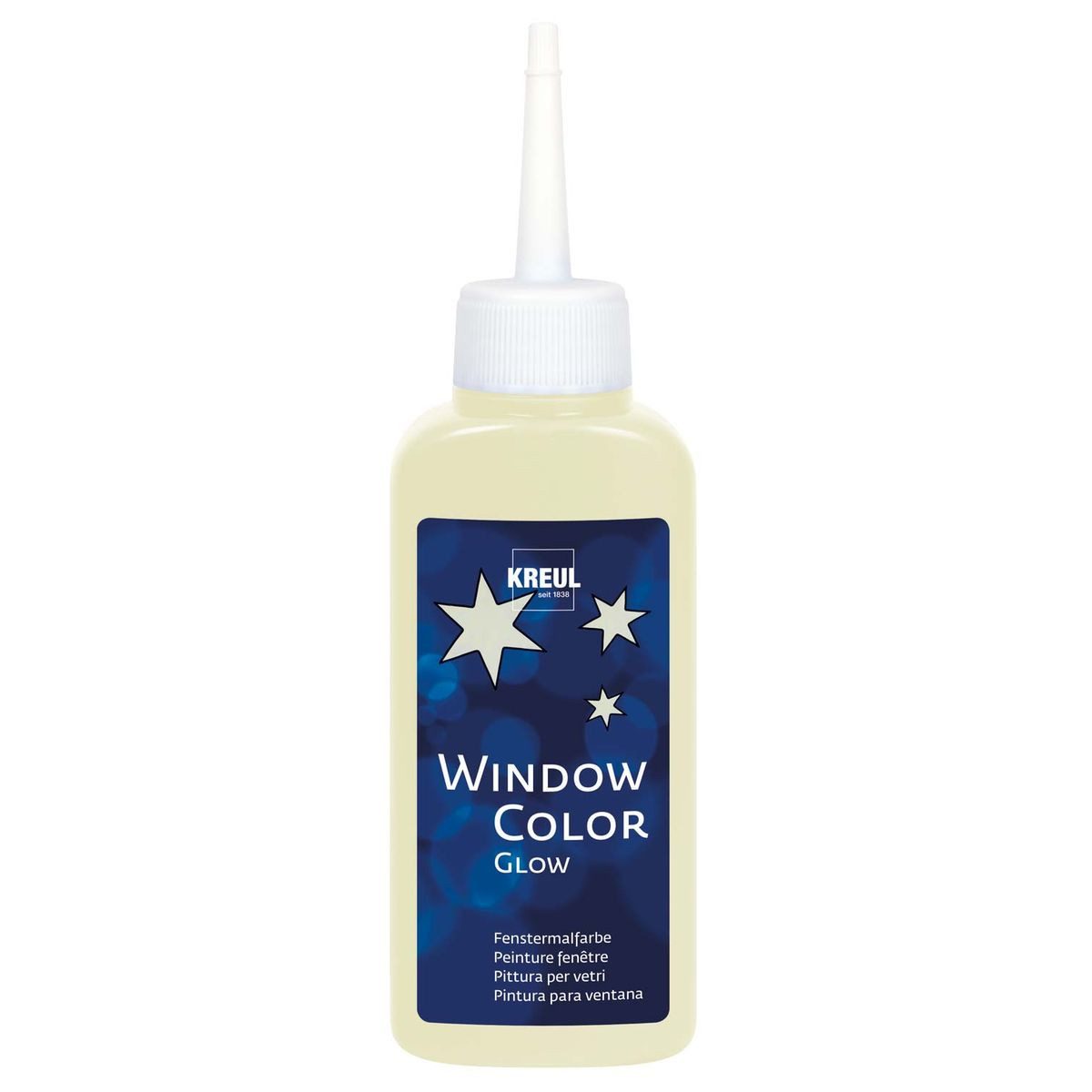 C. KREUL Wasserfarbe KREUL Window Color nachtleuchtgelb 80ml Flasche günstig online kaufen