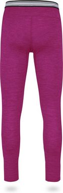 normani Thermohose Kinder Merino Thermo Unterwäsche Sportunterwäsche Ski-Funktionsunterwäsche für Junge und Mädchen - 100% Merinowolle