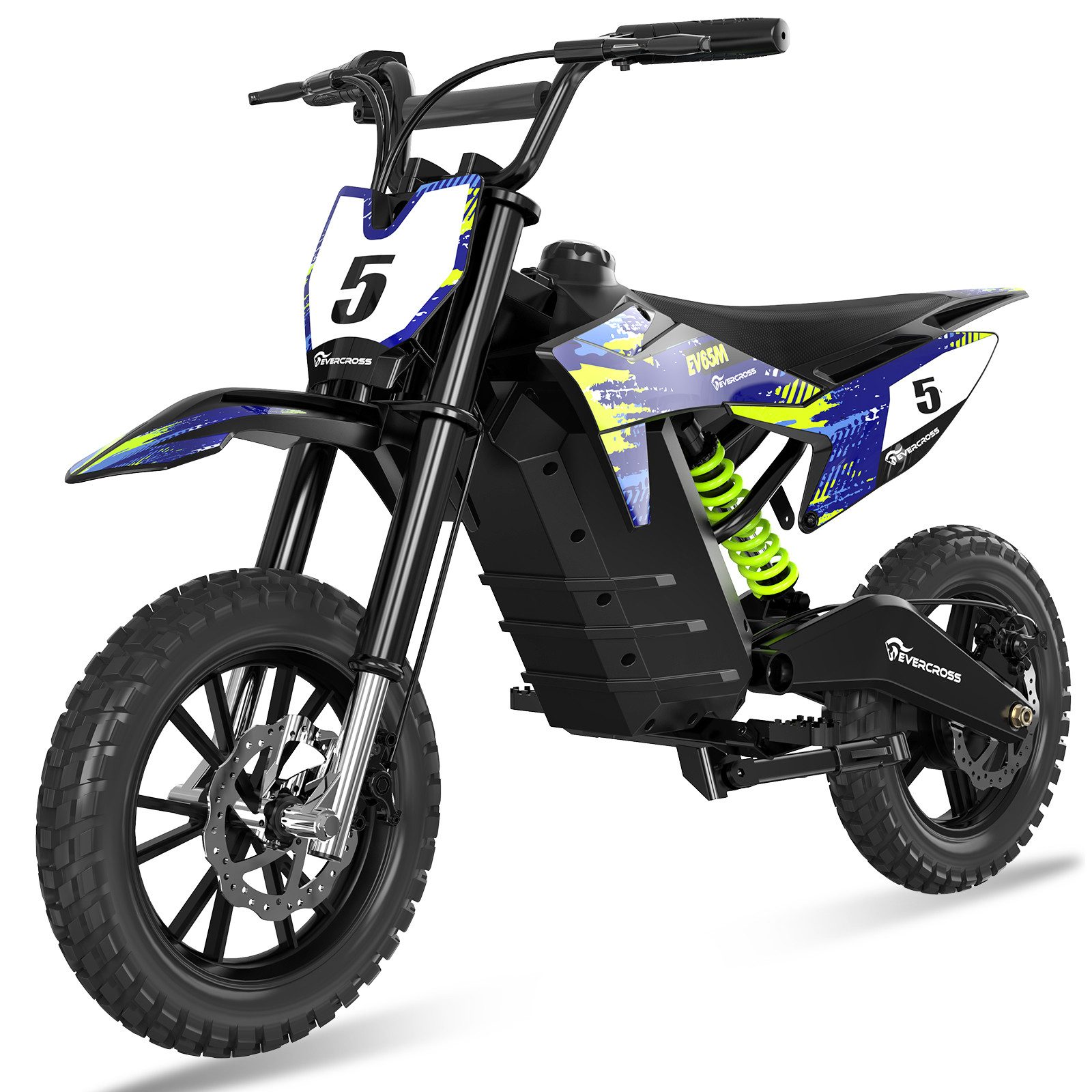 EVERCROSS TECH Elektro-Kindermotorrad EV65M Elektro Motorrad mit 48V 7.8AH Akku, Max 30KM/H, 500W, Elektromotorrad für Jugendliche ab 10 Jahren