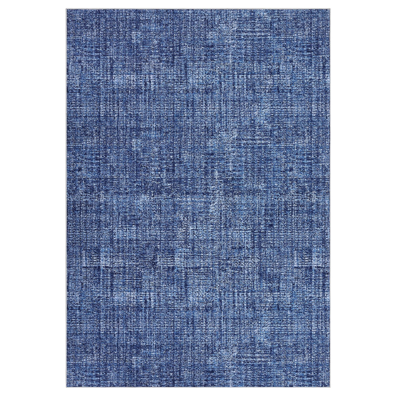 GarveeMore Veloursteppich Designteppich Maschinenwaschbarer Teppich – flachfloriger Läufer, Moderner Teppich pflegeleicht, rutschfest, schmutzabweisend