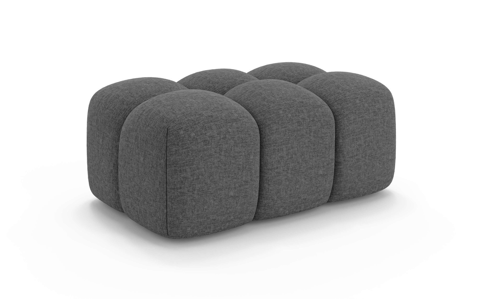 OTTO home Polsterhocker KALLIE Sitzhocker, Bubble-Optik, Maße B/T/H: 90/60/44 cm, moderne Steppung, hoher Sitzkomfort und modernes Design