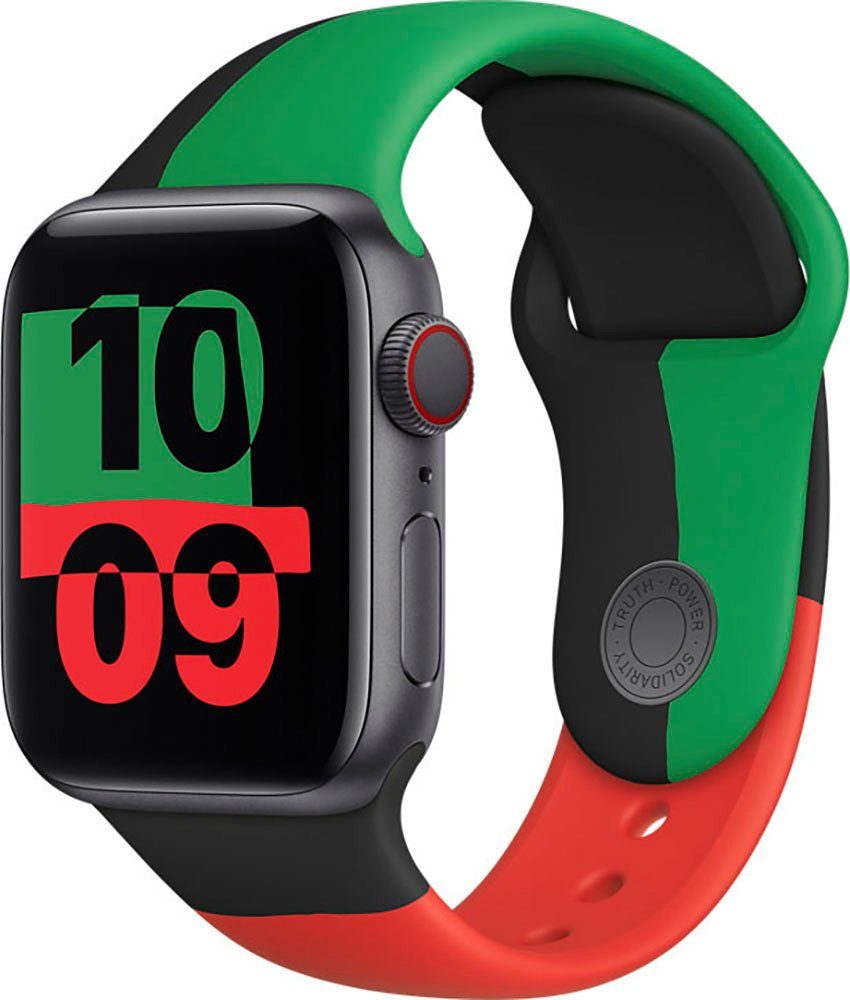 Apple Smartwatch-Armband 44mm Black Unity Sportarmband günstig online kaufen