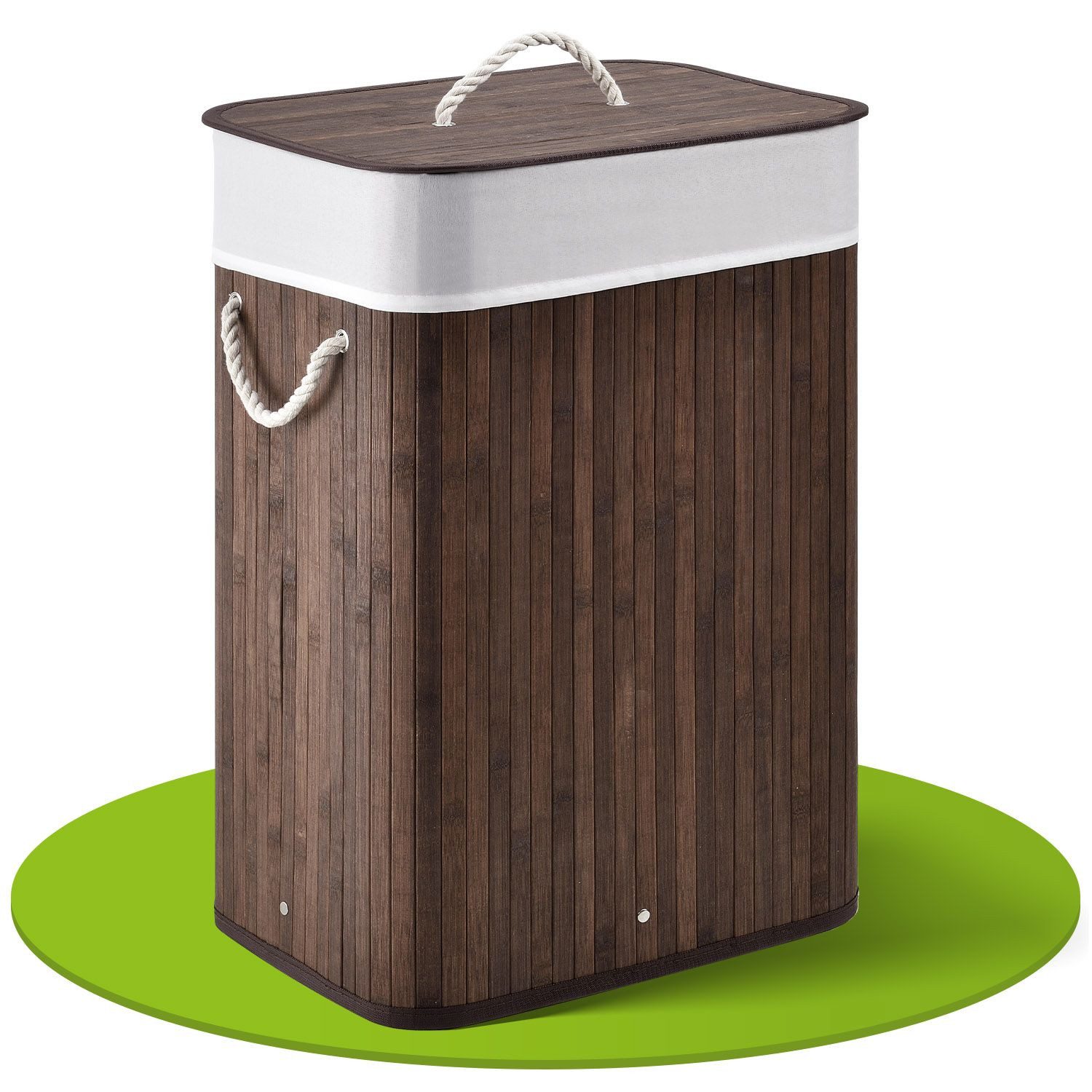 Juskys Wäschekorb Curly 72 L, 72 günstig online kaufen