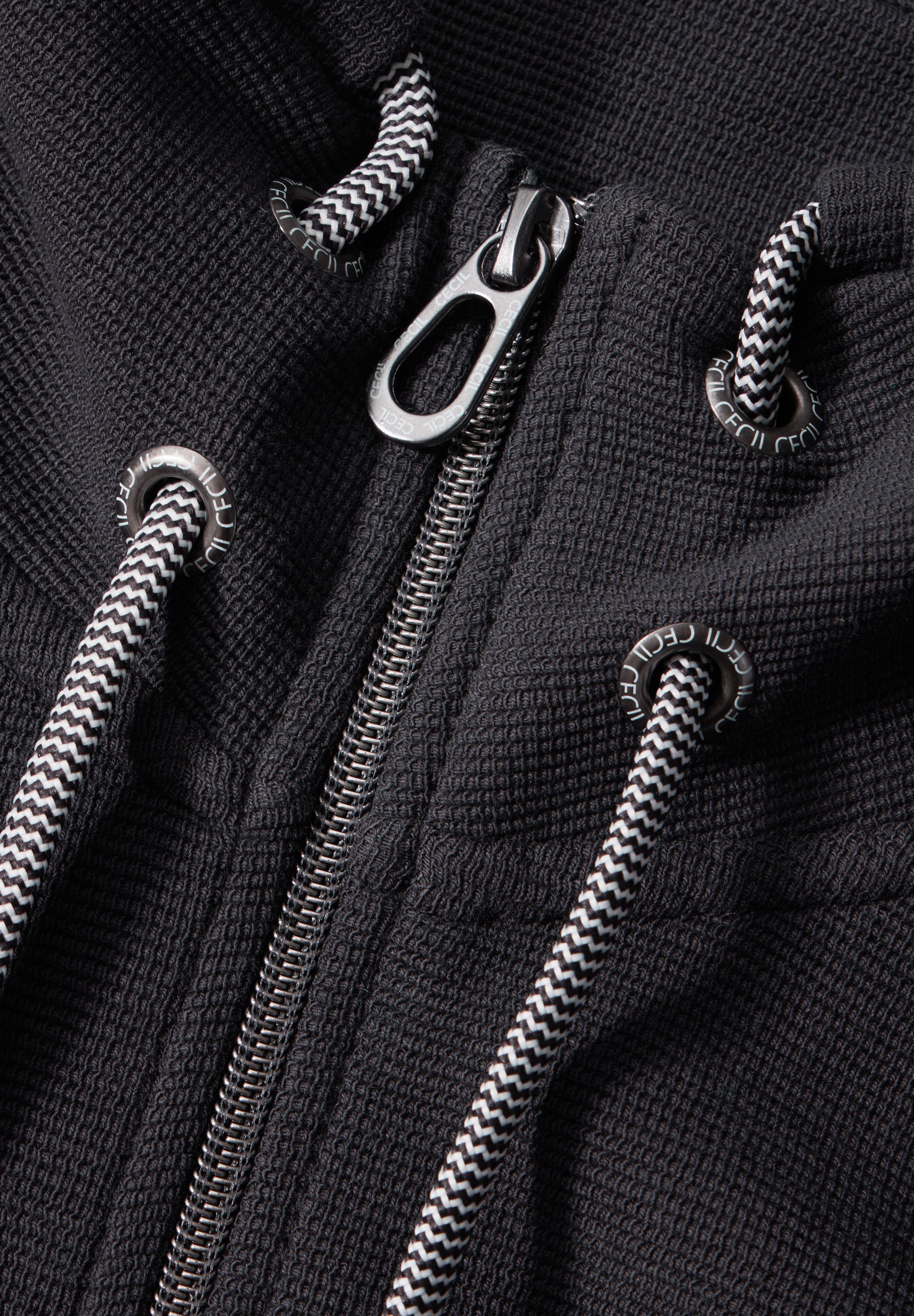 CECIL Strickjacke mit Stehkragen