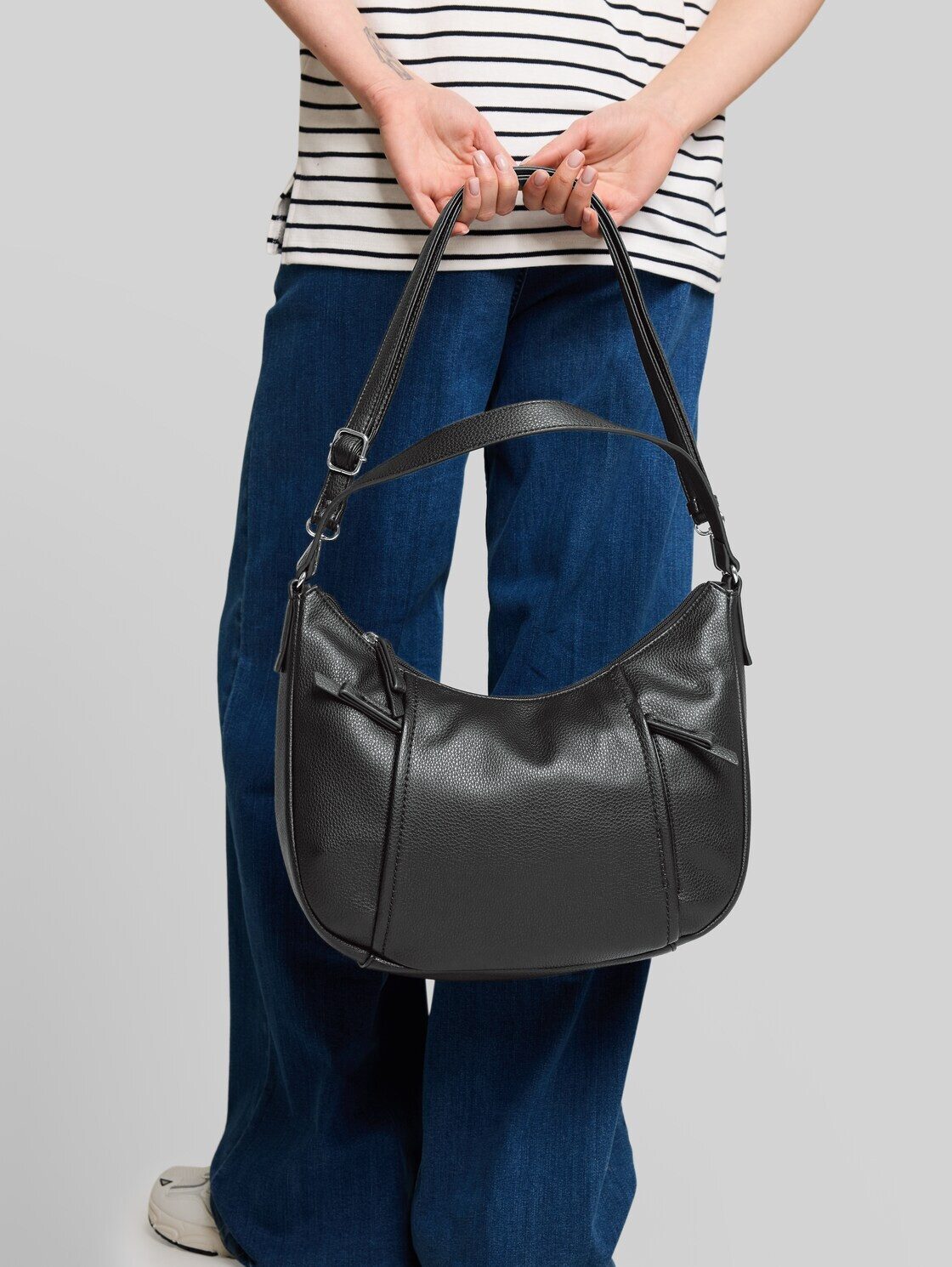 TOM TAILOR Beuteltasche Bags, TTBECA M Beuteltasche mit Reißverschluss-Details