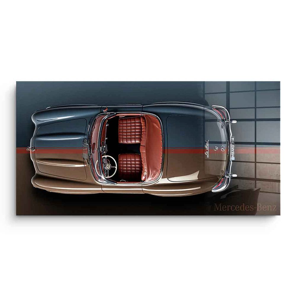 DOTCOMCANVAS® Acrylglasbild Mercedes-Benz 300 SL Roadster - Acrylglas, Acrylglasbild Mercedes-Benz 300 SL Roadster Auto Kunstdruck Wandbild