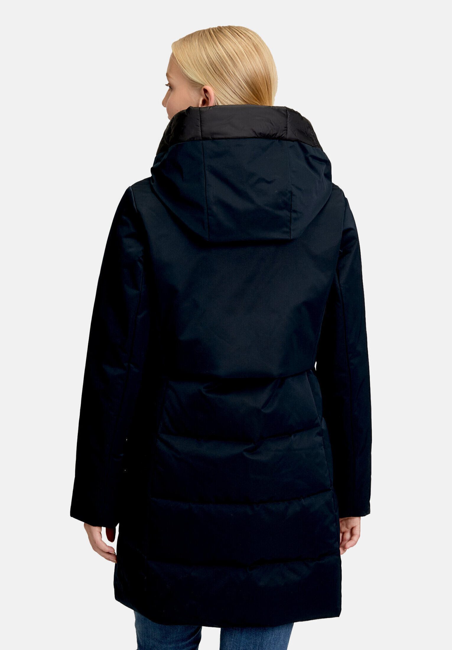 Amber & June Winterjacke Damen mit Kapuze
