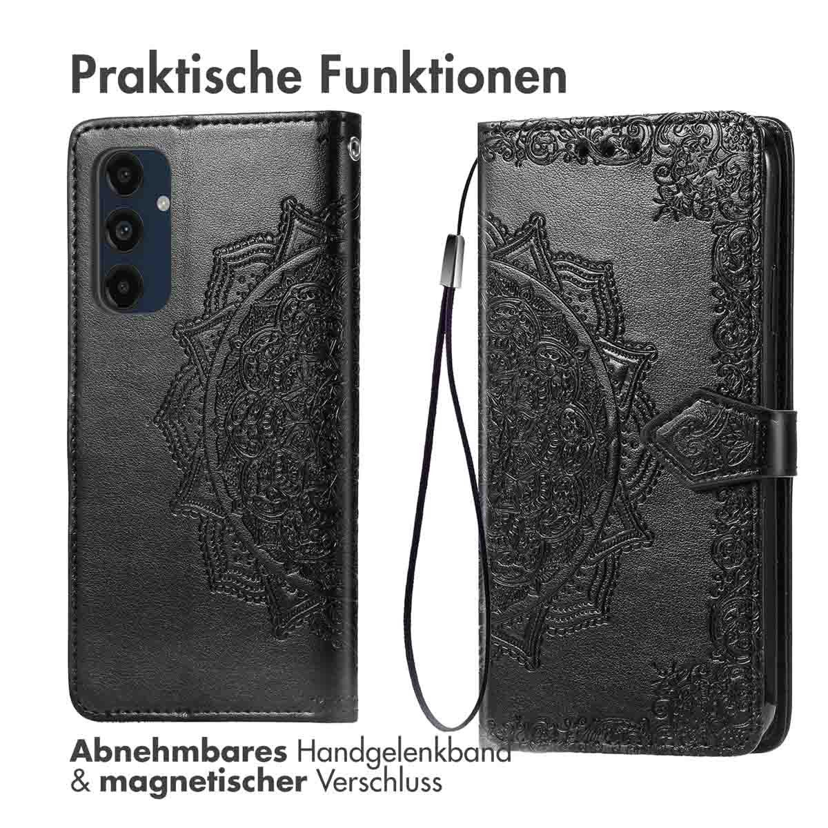 imoshion Smartphone-Mappe imoshion Mandala Klapphülle Samsung Galaxy A16 - Schwarz