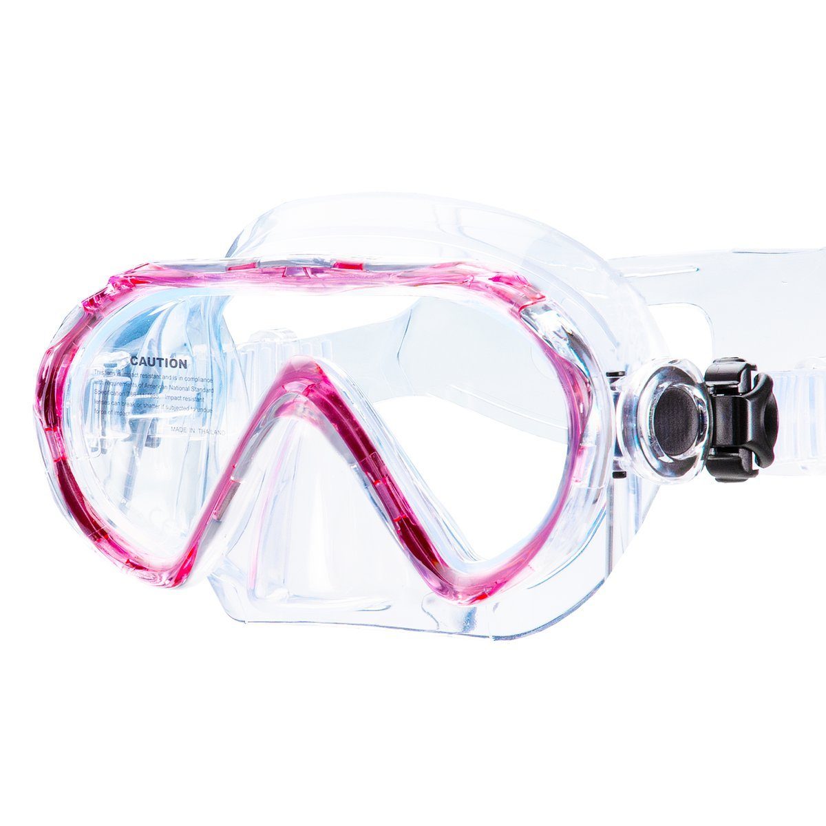 Neue japanische Produkte zu Schnäppchenpreisen AQUAZON Taucherbrille BEACH, Schnorchelbrille Silikon Jahre, Kinder pink Senior/Erwachsene 7-12 für