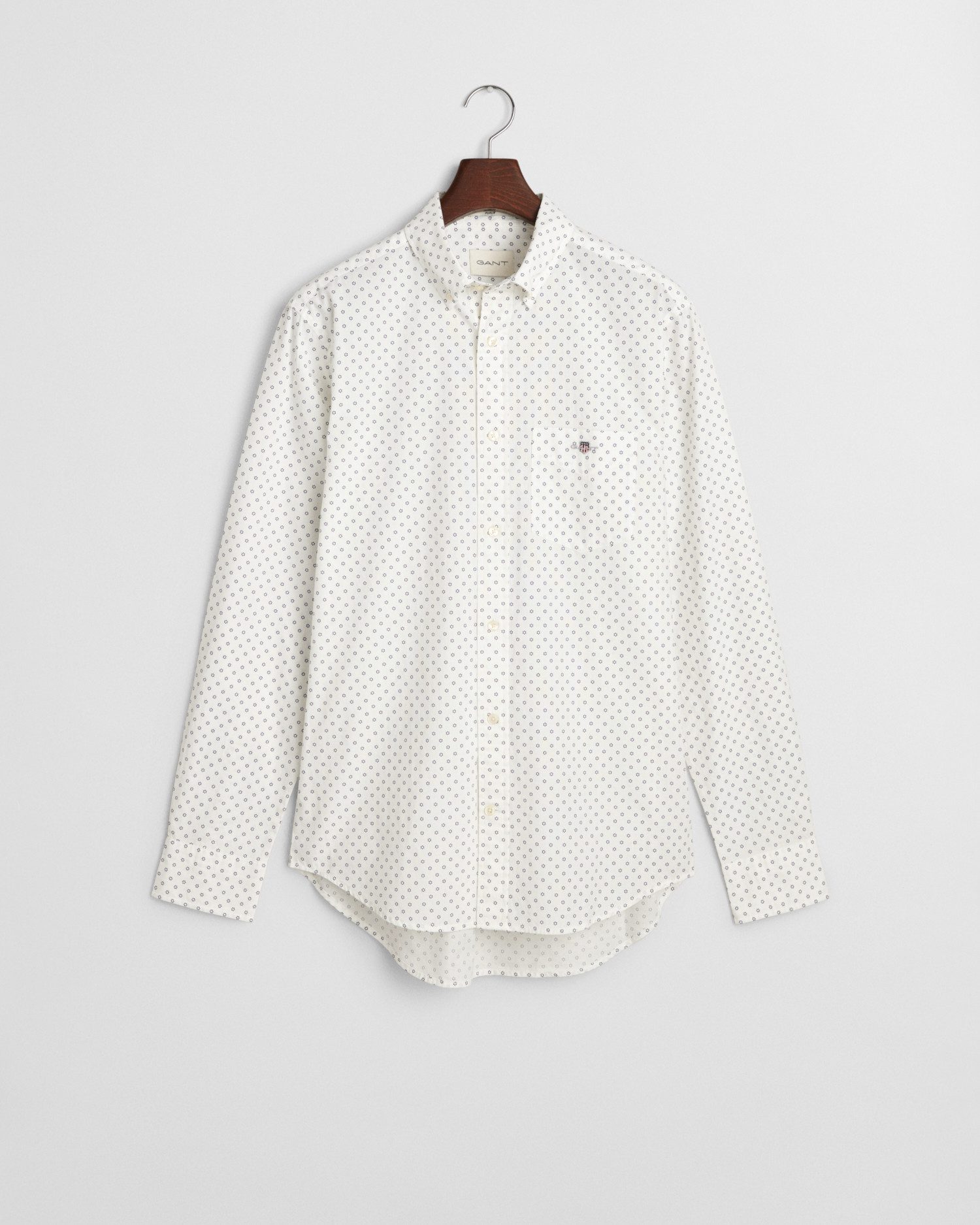 Gant Langarmhemd REG MICRO PRINT SHIRT mit modischem Muster günstig online kaufen