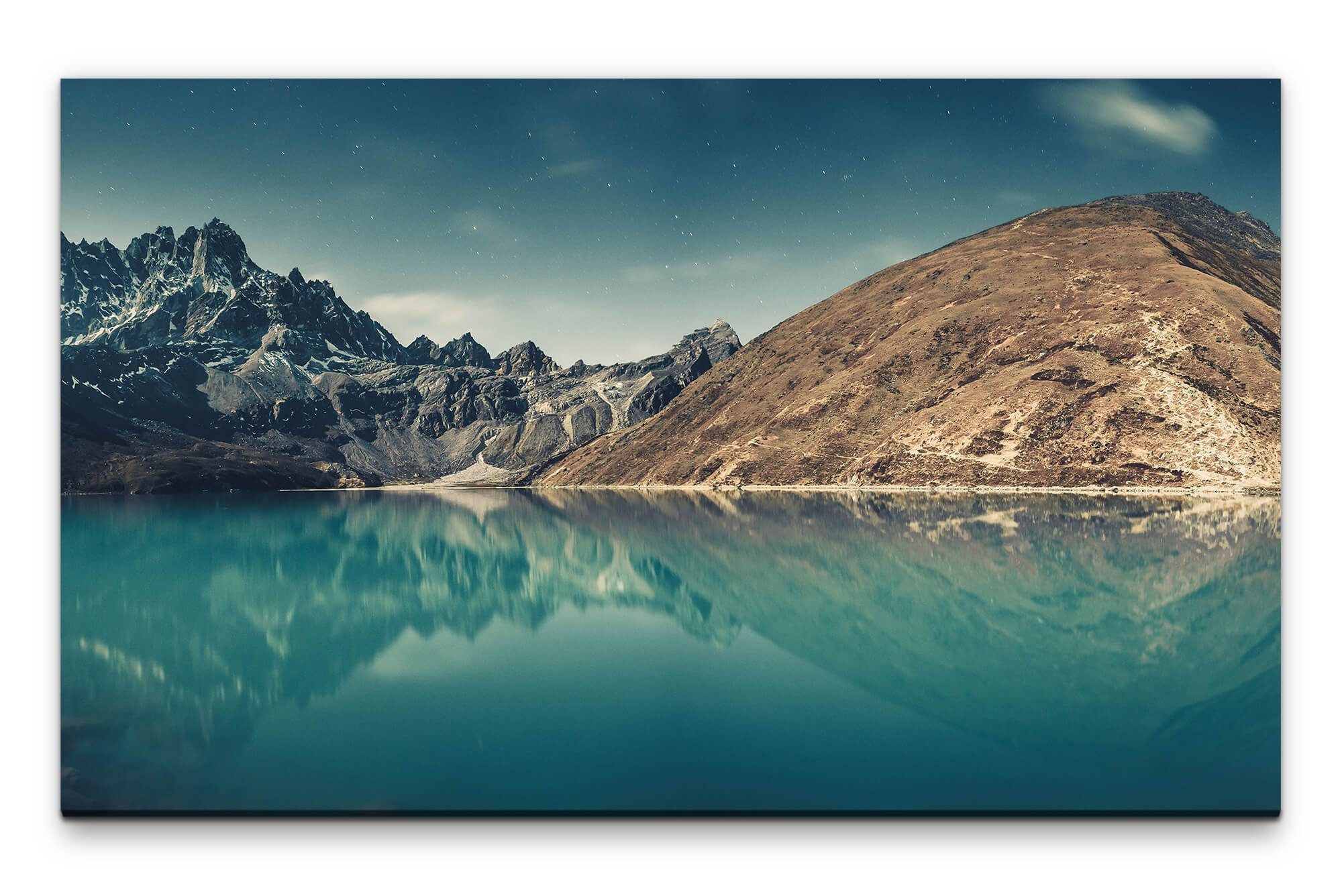 Leinwandbild Bilder XXL Gebirgssee Wandbild auf Leinwand