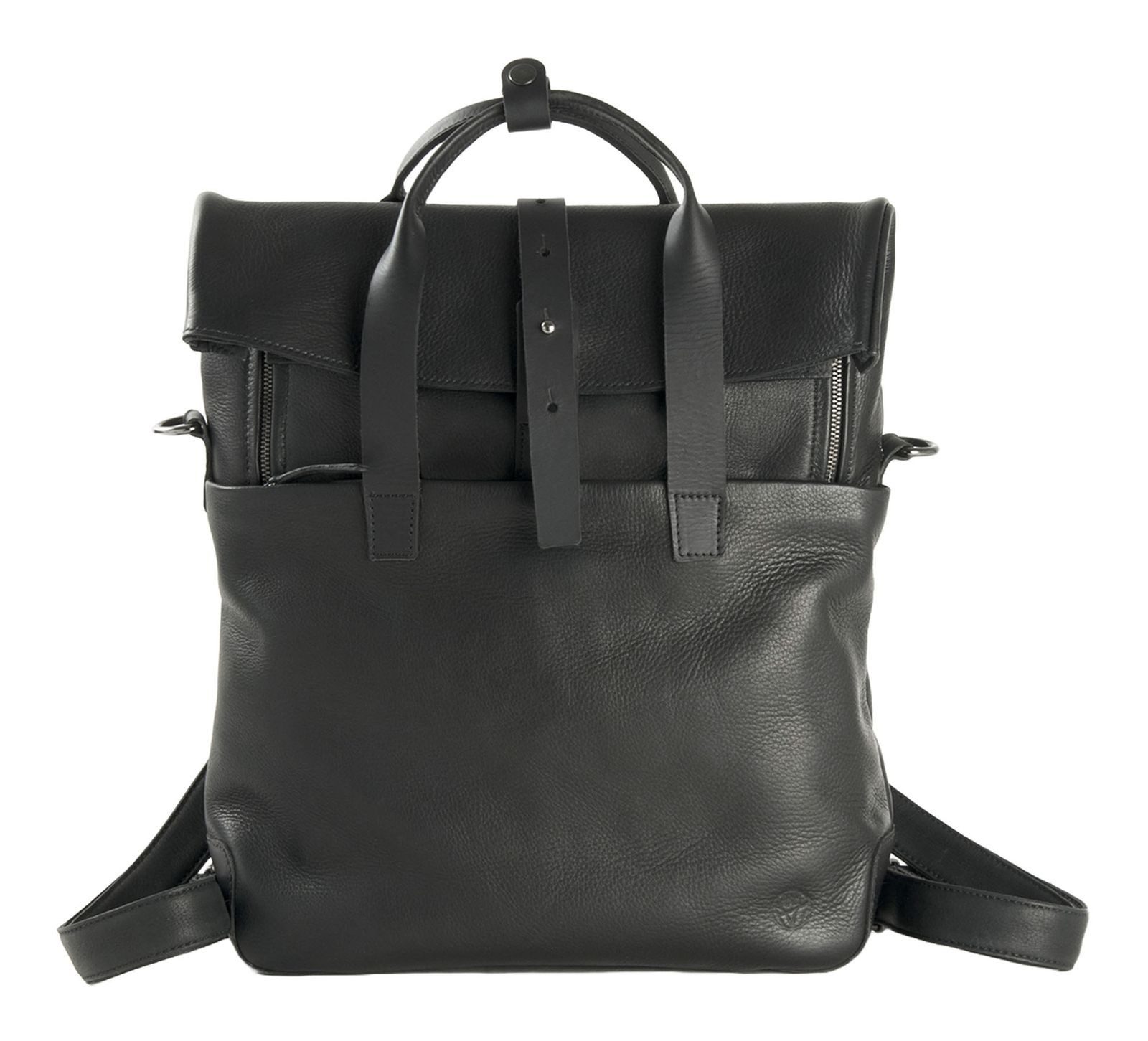 Harold's Schultertasche Backpack / Messengerbag, aus echtem Rindsleder
