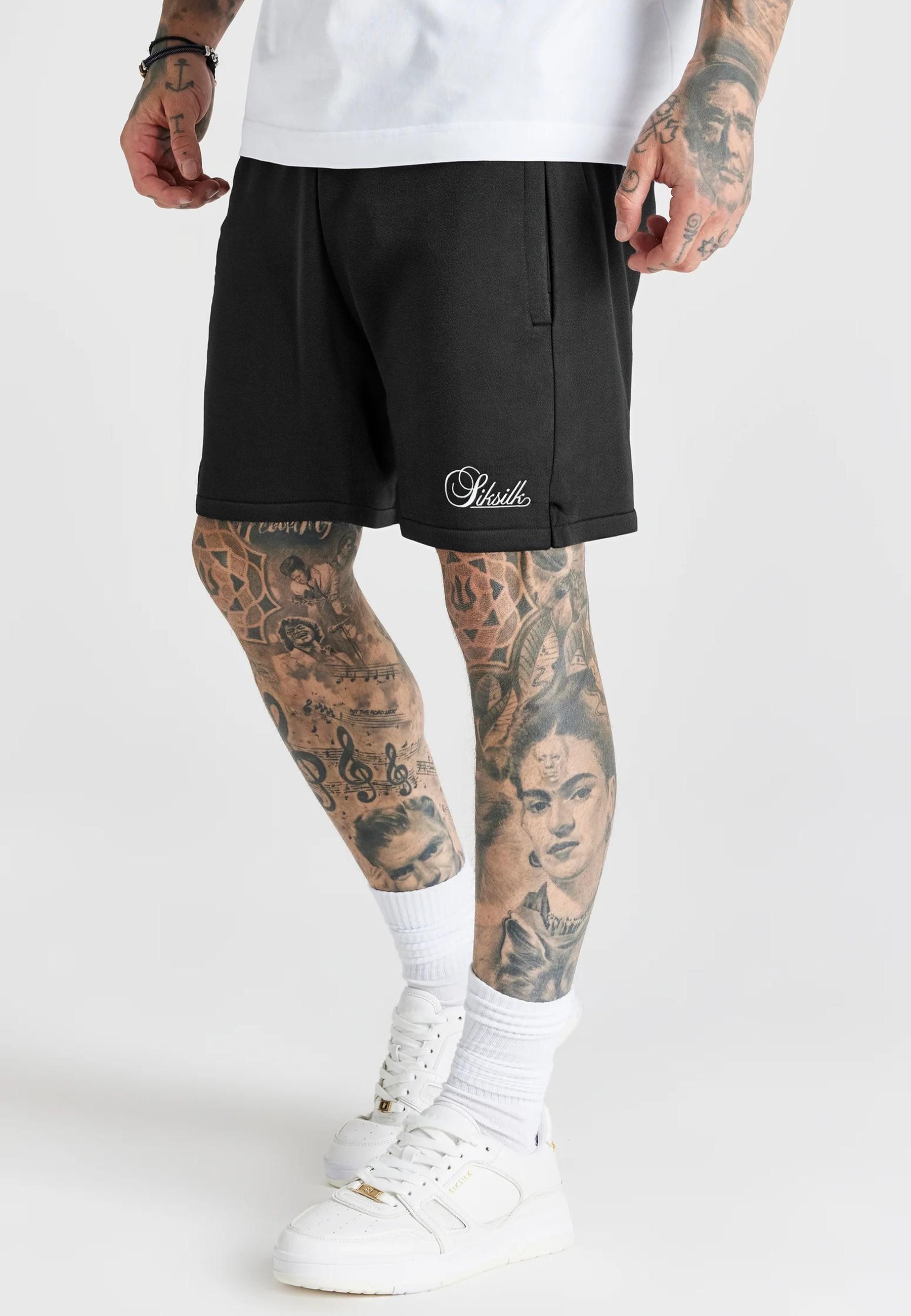 Shorts SikSilk Herren Schwarz Essentials Shorts