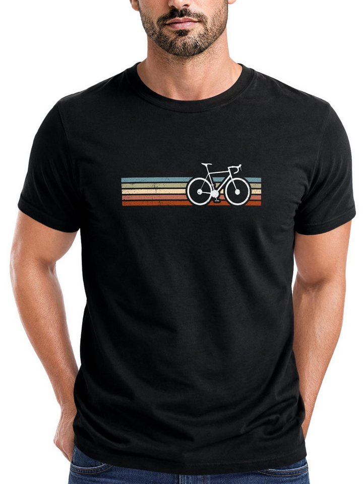 Neverless Print-Shirt Herren T-Shirt Fahrrad Geschenk für Radfahrer Bike Liebhaber Outdoor mit Print