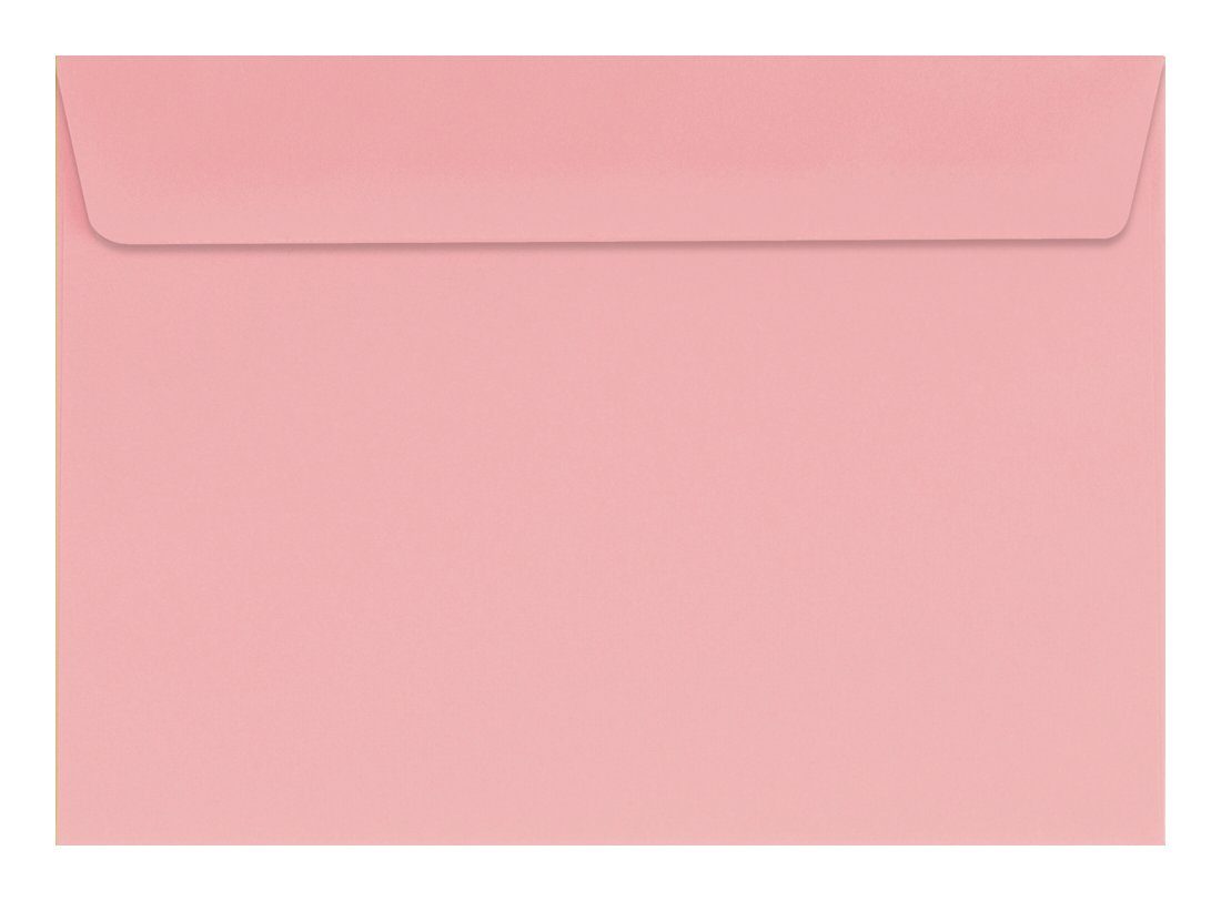 Livepac Office Briefumschlag 100 farbige Briefumschläge / Din C6 / Farbe: rosa