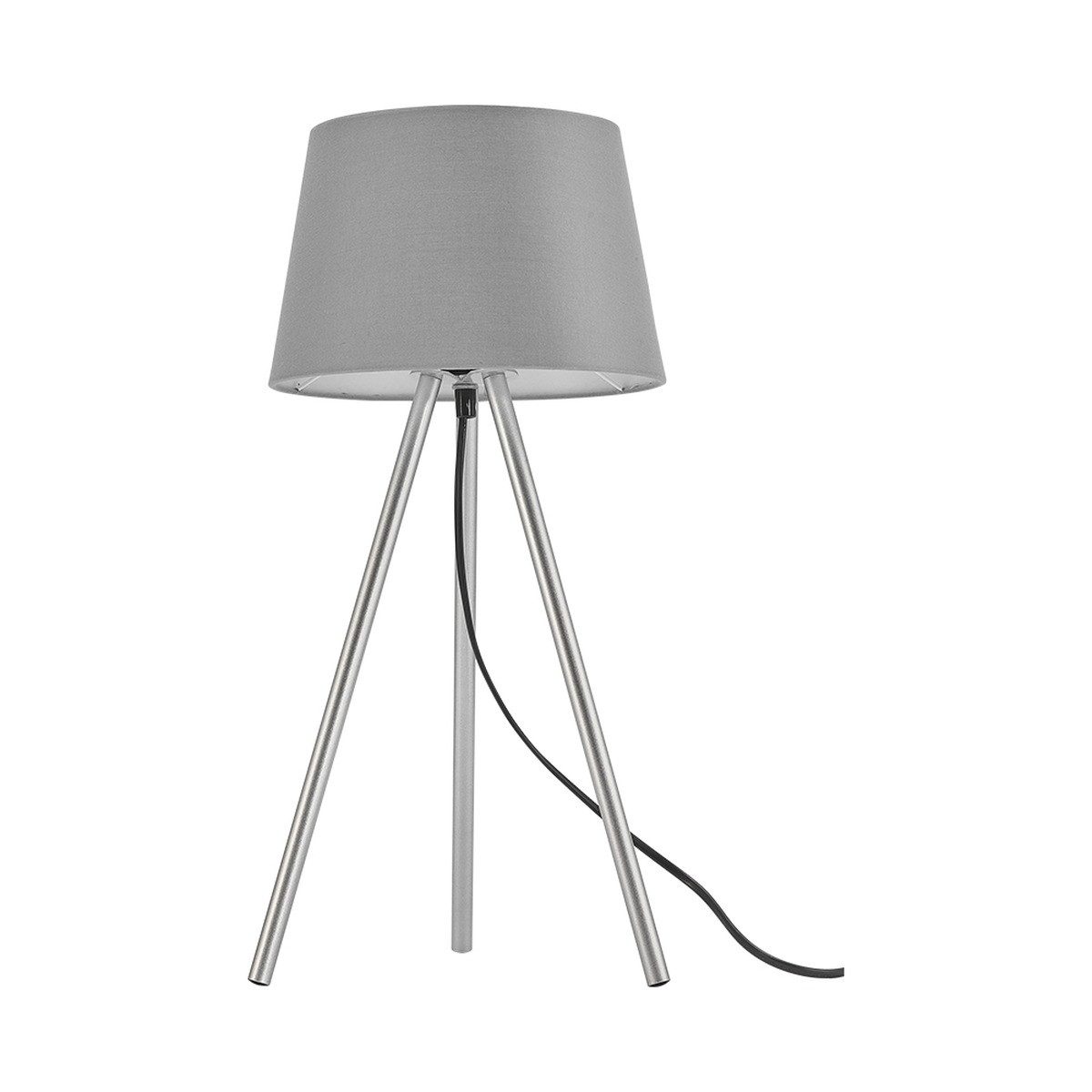 Braytron LED Stehlampe Moderne LED Stehleuchte mit 3-Bein Design und satiniertem Schirm, ohne Leuchtmittel, E27 Fassung (ohne Leuchtmittel), Fußschalter
