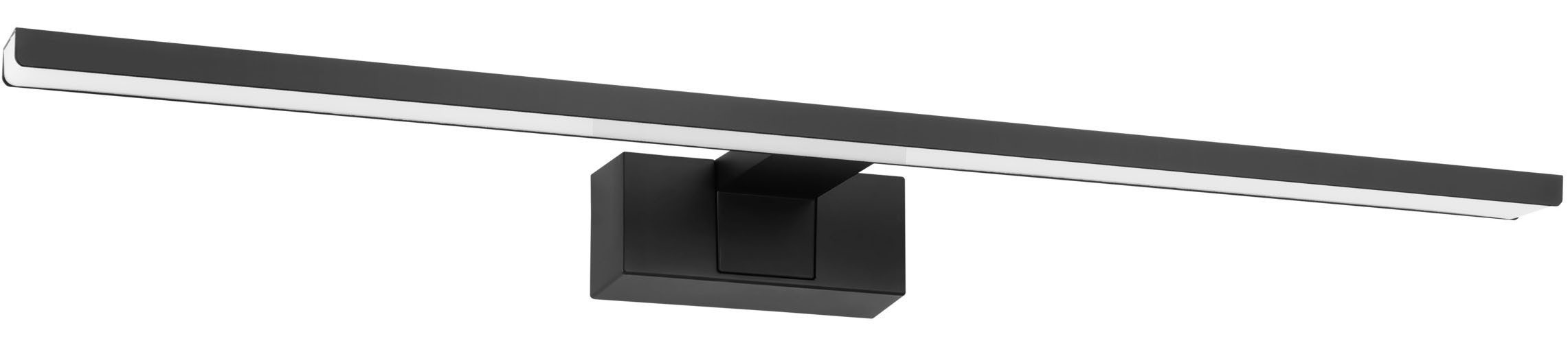 EGLO Spiegelleuchte CONETTILLA Spiegellampe - Alu - LED - 10W - IP44, LED fest integriert, Kaltweiß, Neutralweiß, Warmweiß, Wandlampe, Badezimmerlampe, Bad, L60 x H5 x AL13 cm