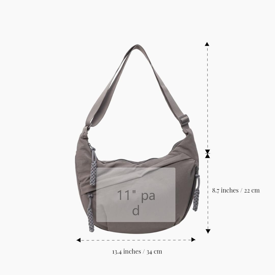 Cachito Bauchtasche Damen Gürteltasche Umhängetasche CrossBody, Nylon Schultertasche, Handtasche für Arbeit, Reisen, Alltag – Bild 4 von 5
