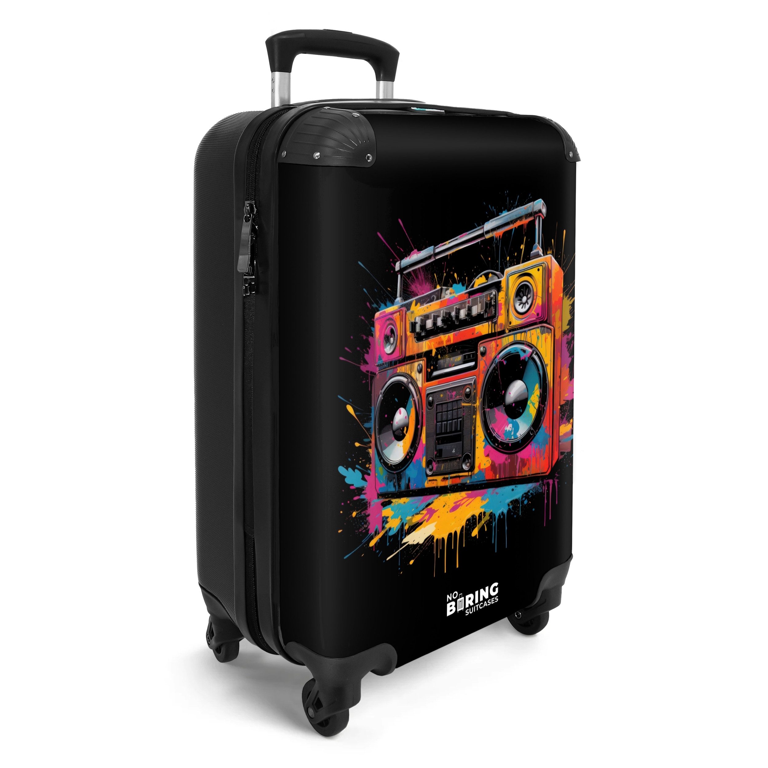 NoBoringSuitcases.com© Hartschalen-Trolley Radio mit bunter Farbe günstig online kaufen
