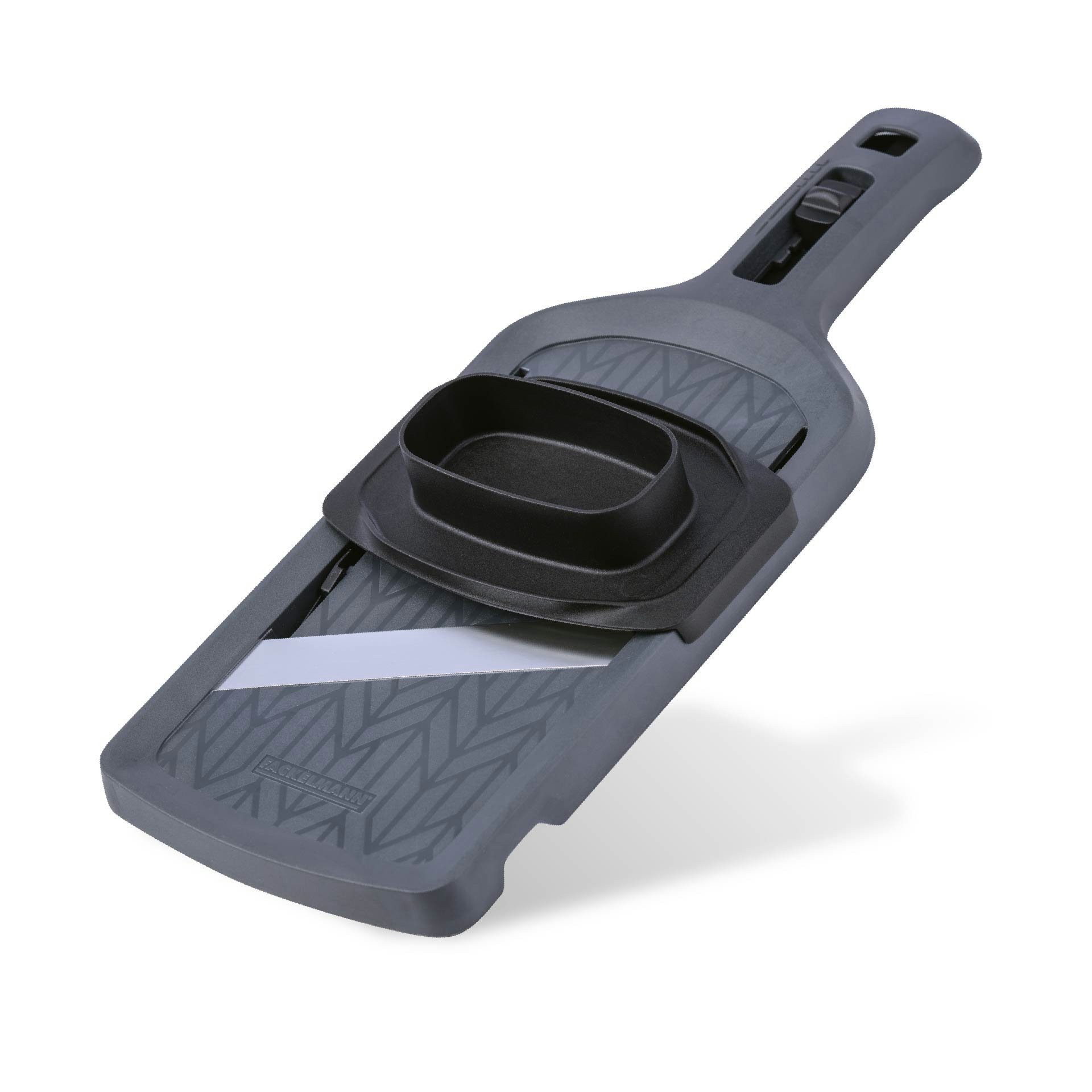 FACKELMANN Küchenreibe Gemüsehobel, Mandoline, Schnittregler, Küchenhelfer, Multischneider