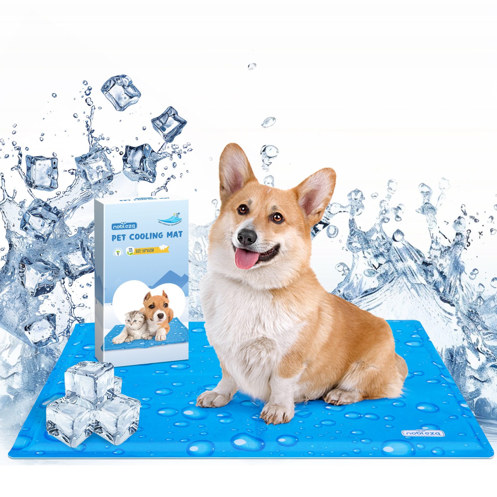 Hundematte Kühlmatte Hund, Kühldecke für Hunde Katze
