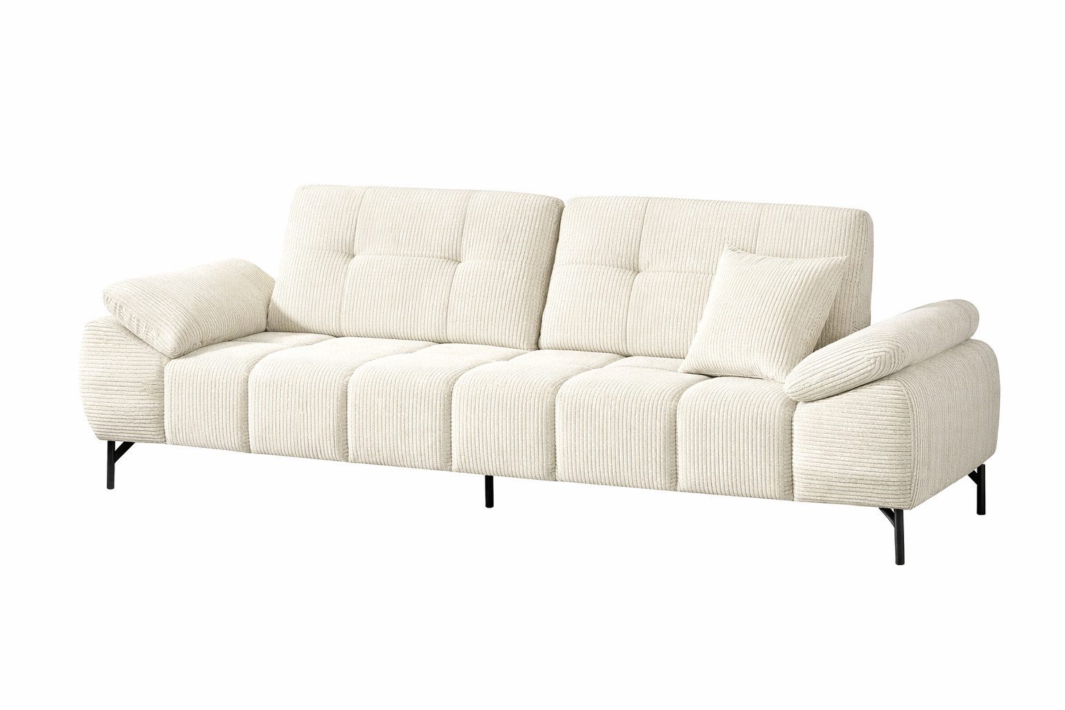 Möbeldreams Sofa Sofa Tiko Cord mit verstellbarer Rückenlehne – modernes Design, 245 cm