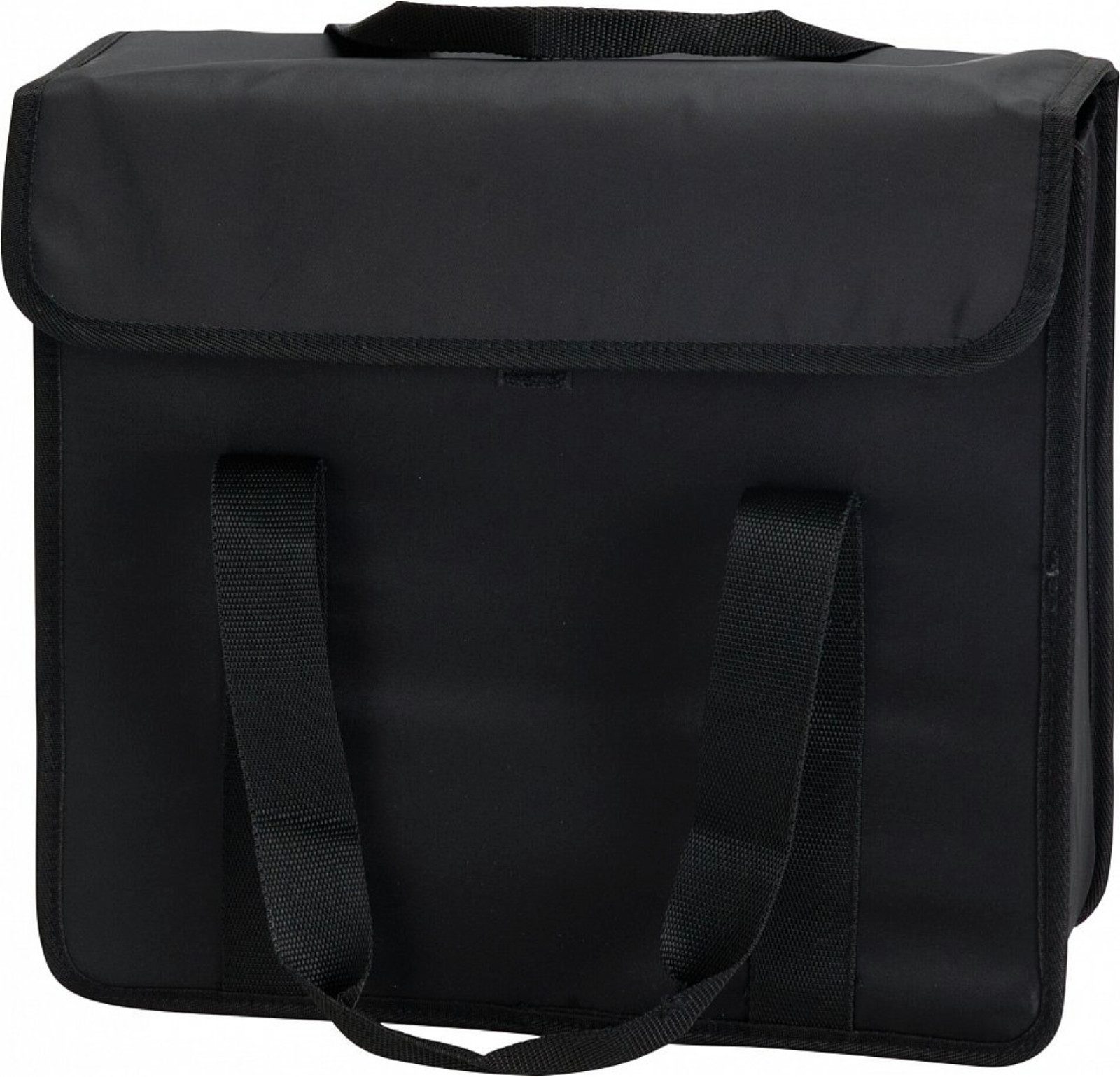 Koopman Fahrradtasche Gepäckträgertasche Einseitig 20L (Stück, Packung), Polyester, Schwarz, 32x34x14cm, Formstabil – Bild 5 von 5