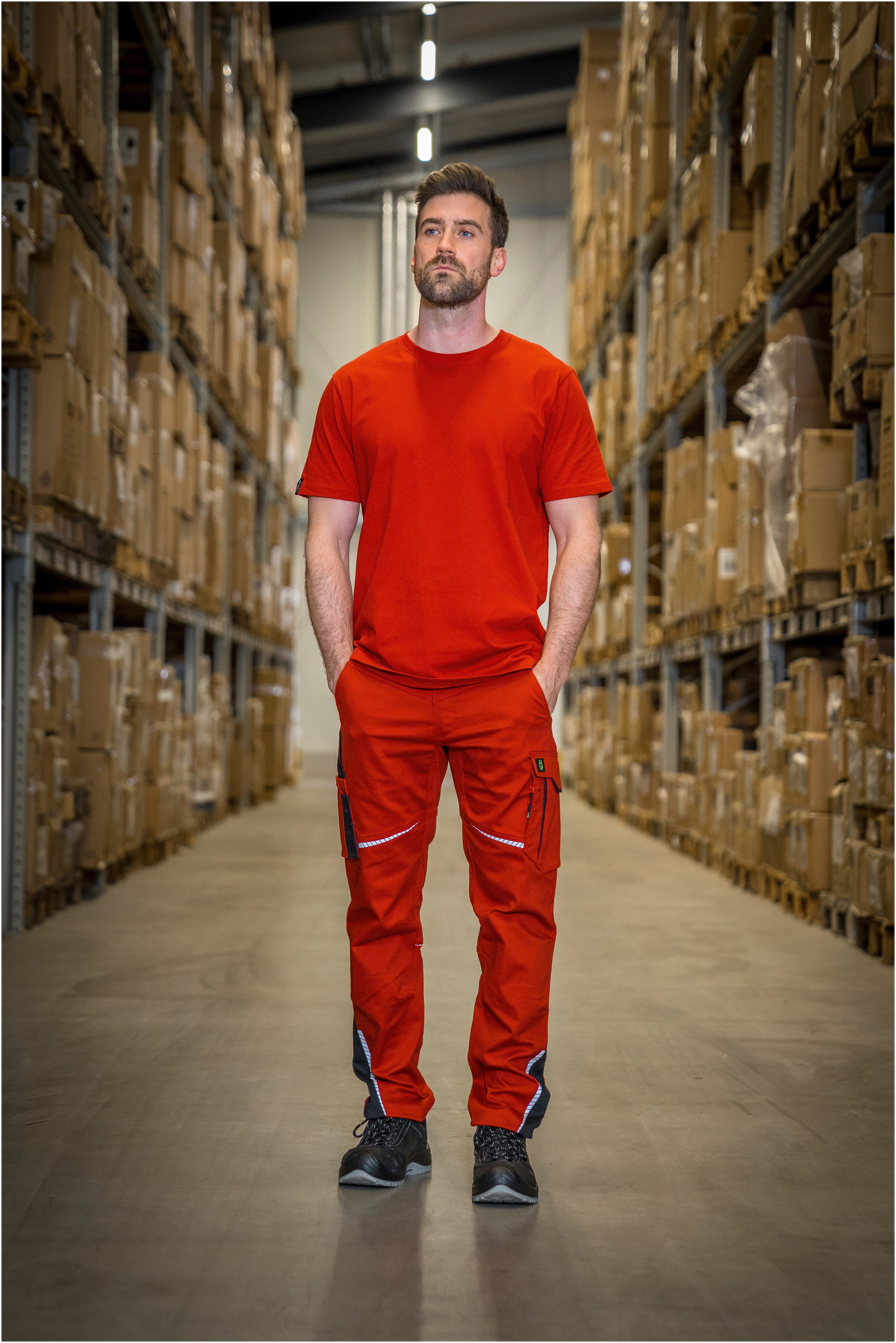 Leibwächter T-Shirt Rundhals T-Shirt Arbeitsshirt Workwear Berufskleidung auch Übergrößen antibakterielle-, Antigeruch- und Antipilling-Ausrüstung