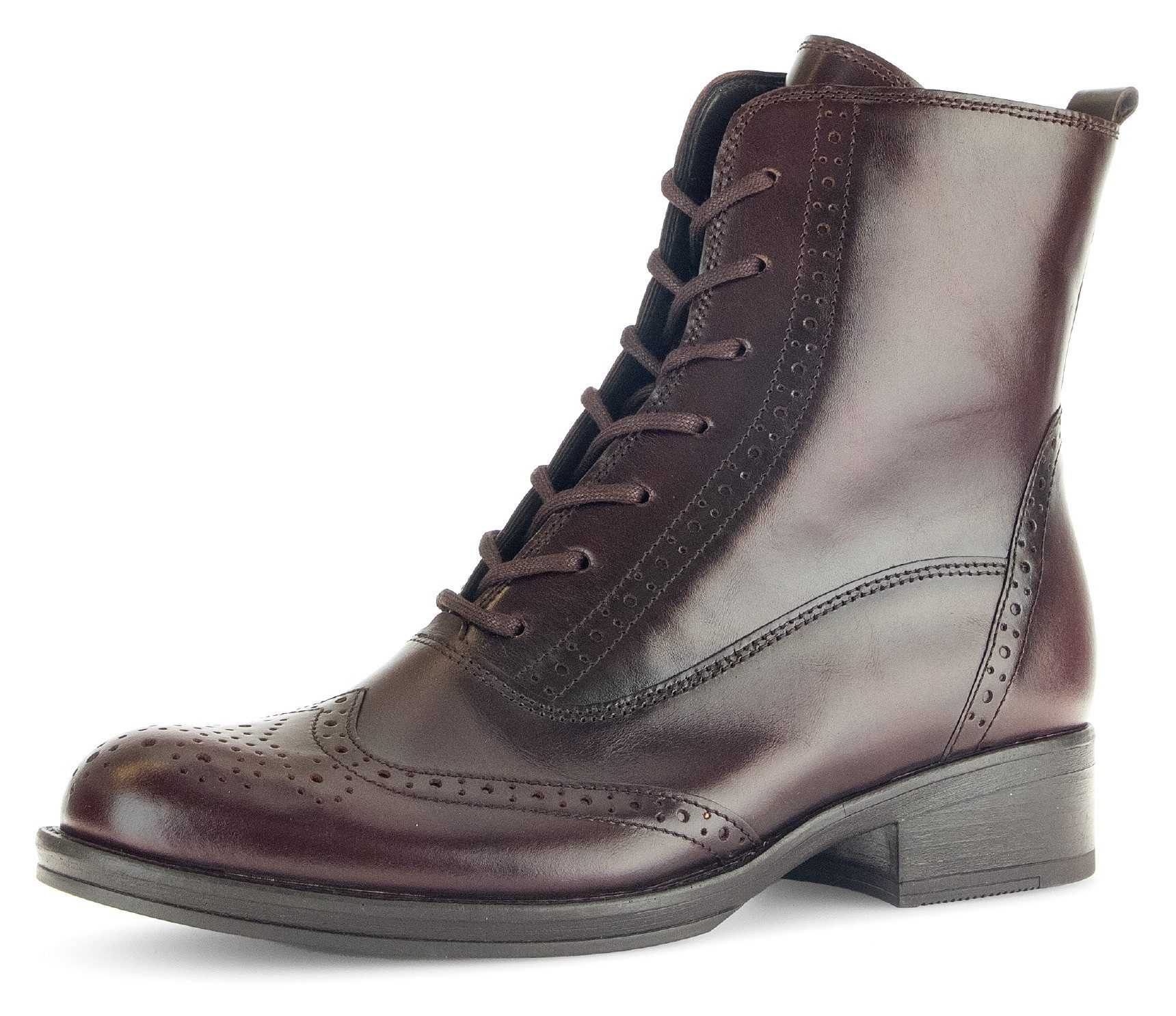 Gabor Schnürstiefelette, Blockabsatz, Schnürboots, Businessschuh mit günstig online kaufen