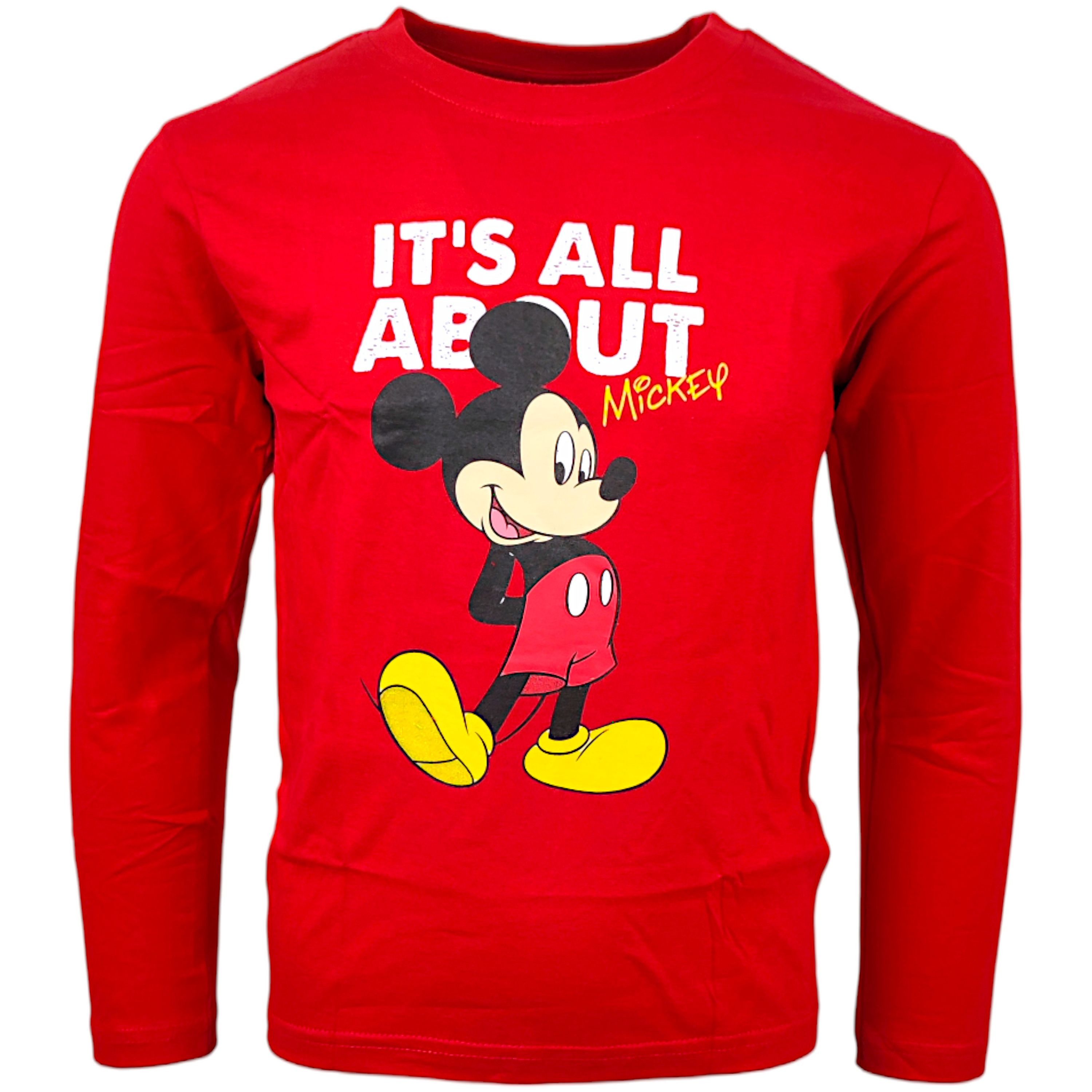 Langarmshirt It´s all about Mickey Maus