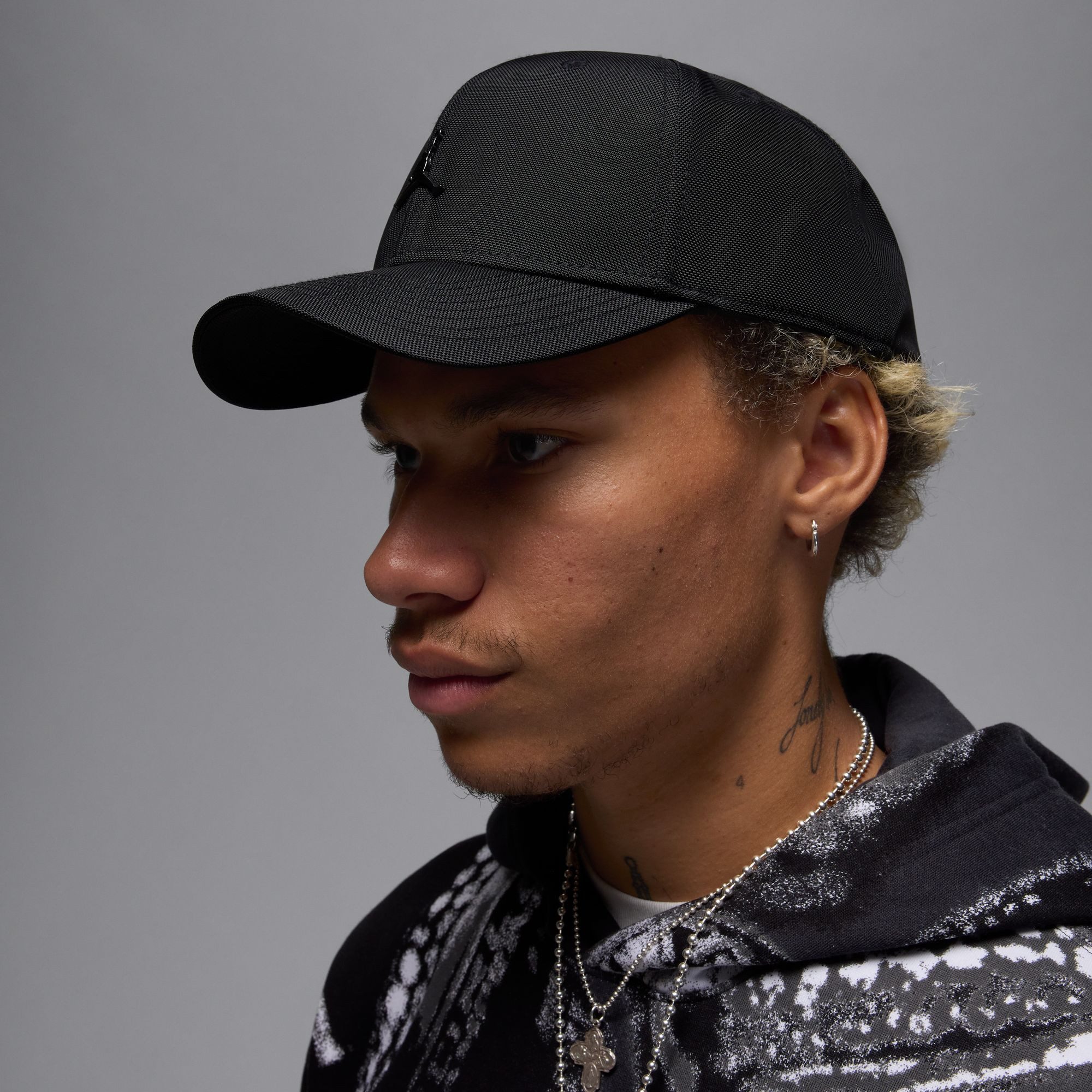 Jordan Baseball Cap U J RISE CAP S CB MTL JM aus Nylon, verstellbare Passform