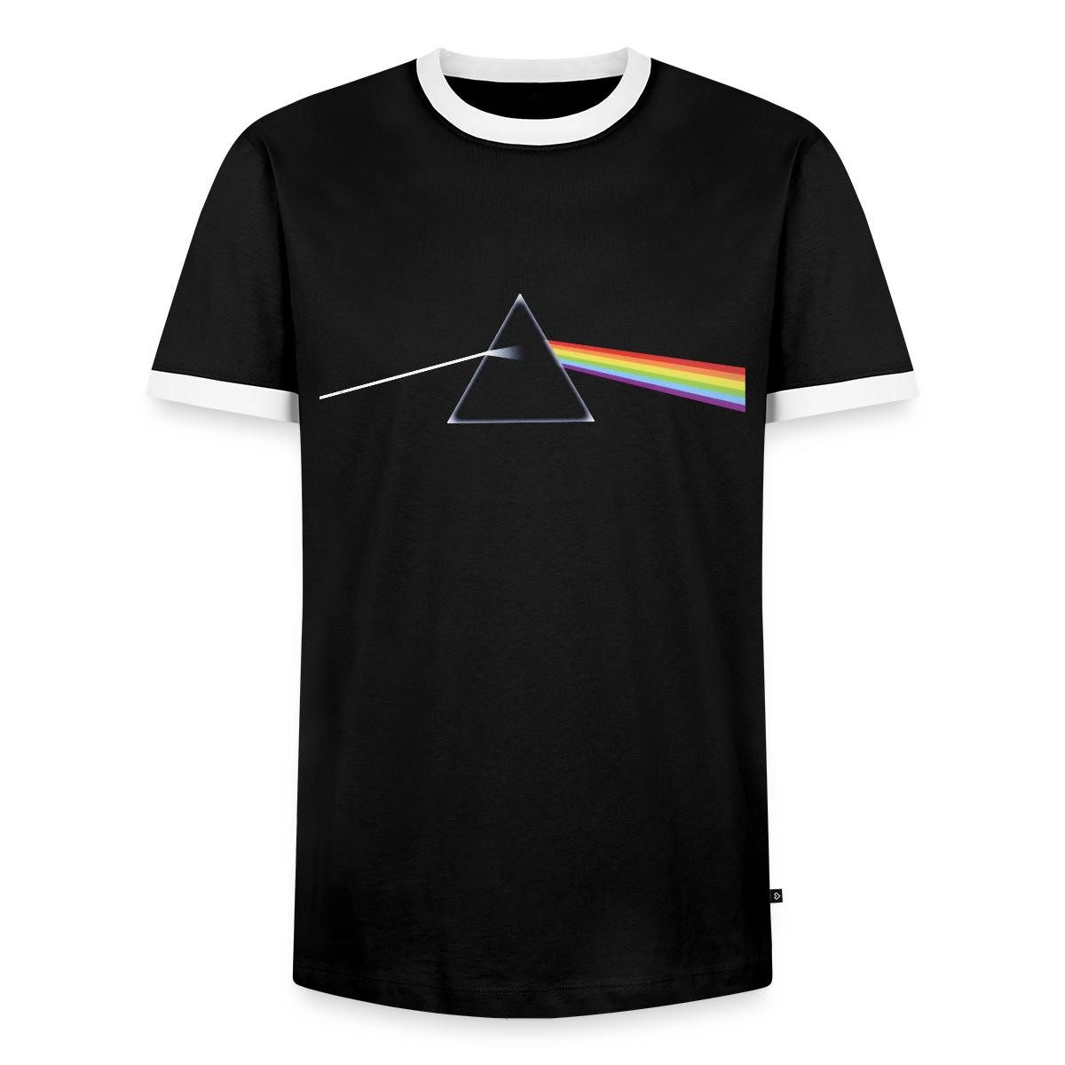 Spreadshirt T-Shirt Pink Floyd The Dark Side Of The Moon Männer Kontrast T-Shirt (1-tlg)