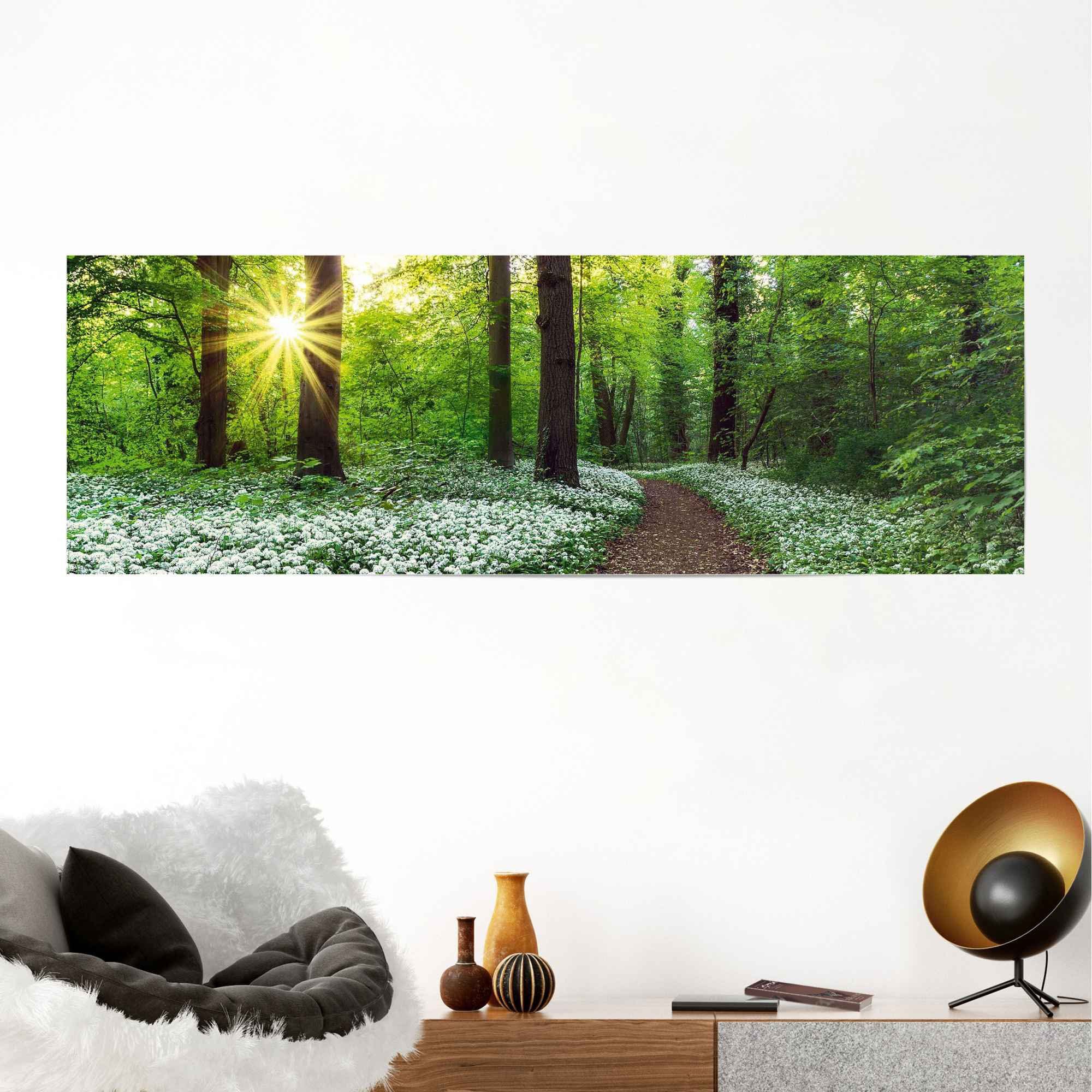Reinders! Poster »Waldlichtung Frühling«, (1 Stück)-HomeTrends