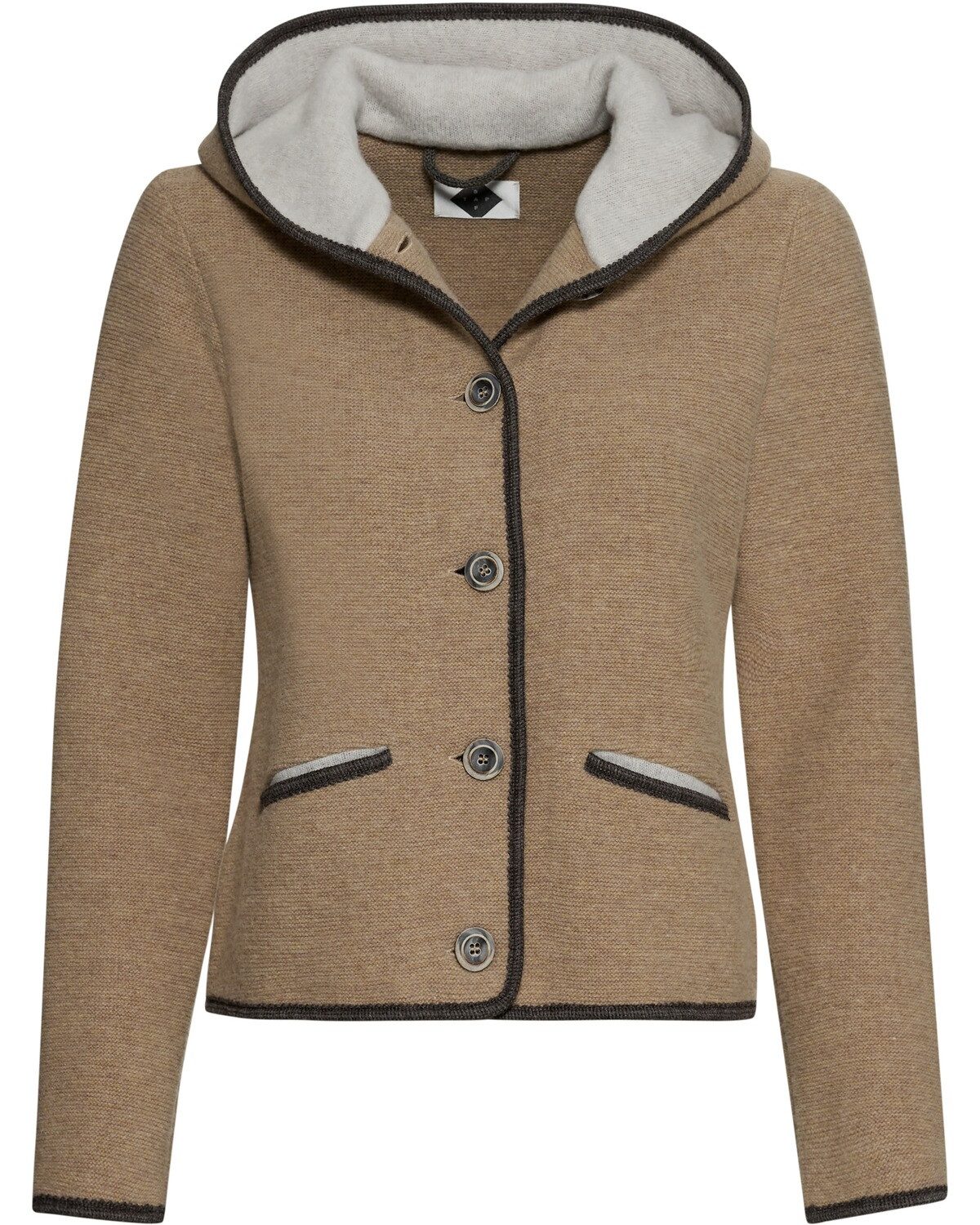 Stapf Trachtenjacke Kapuzen-Strickjacke Malwina