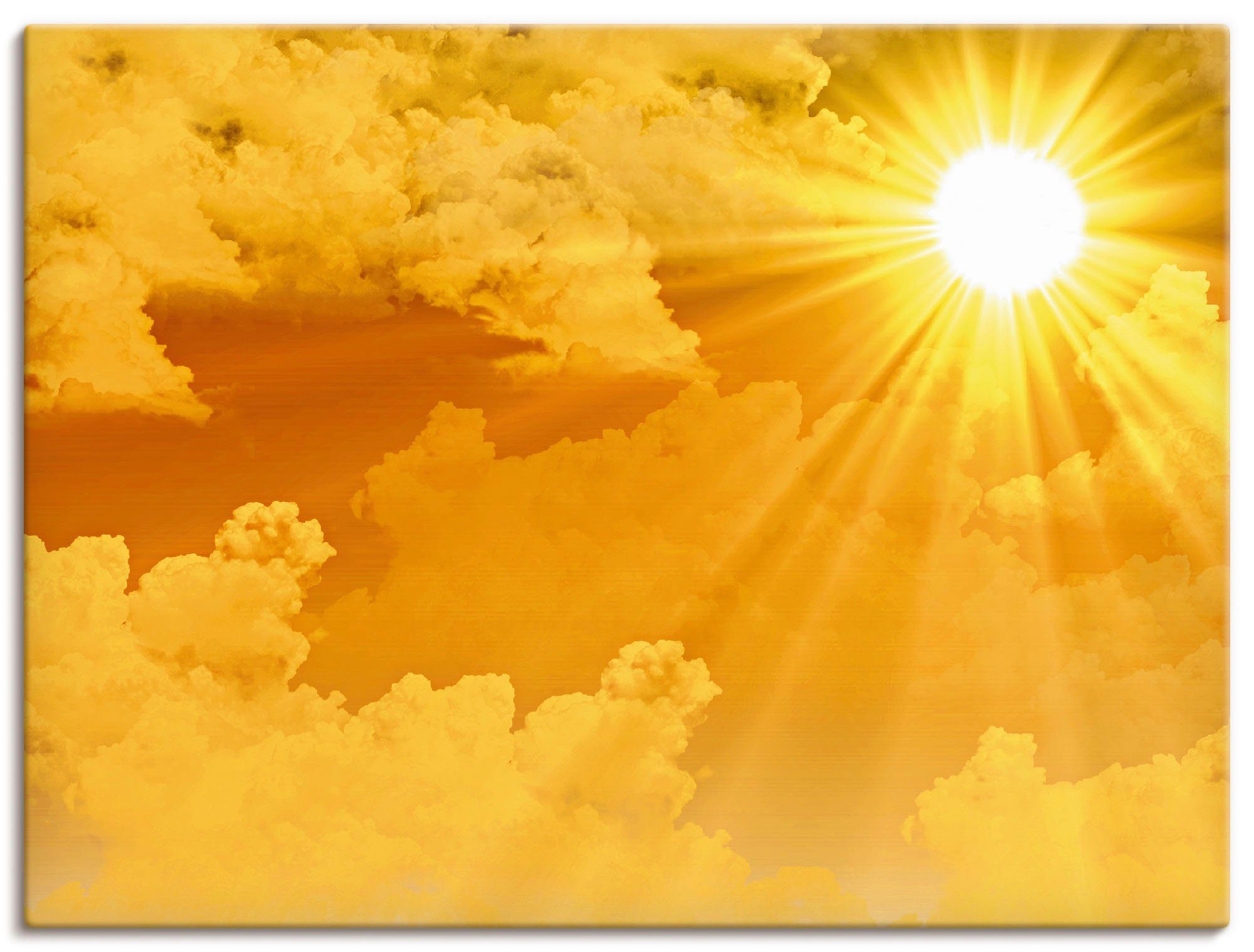 Artland Wandbild Warme Sonnenstrahlen, Himmel (1 günstig online kaufen