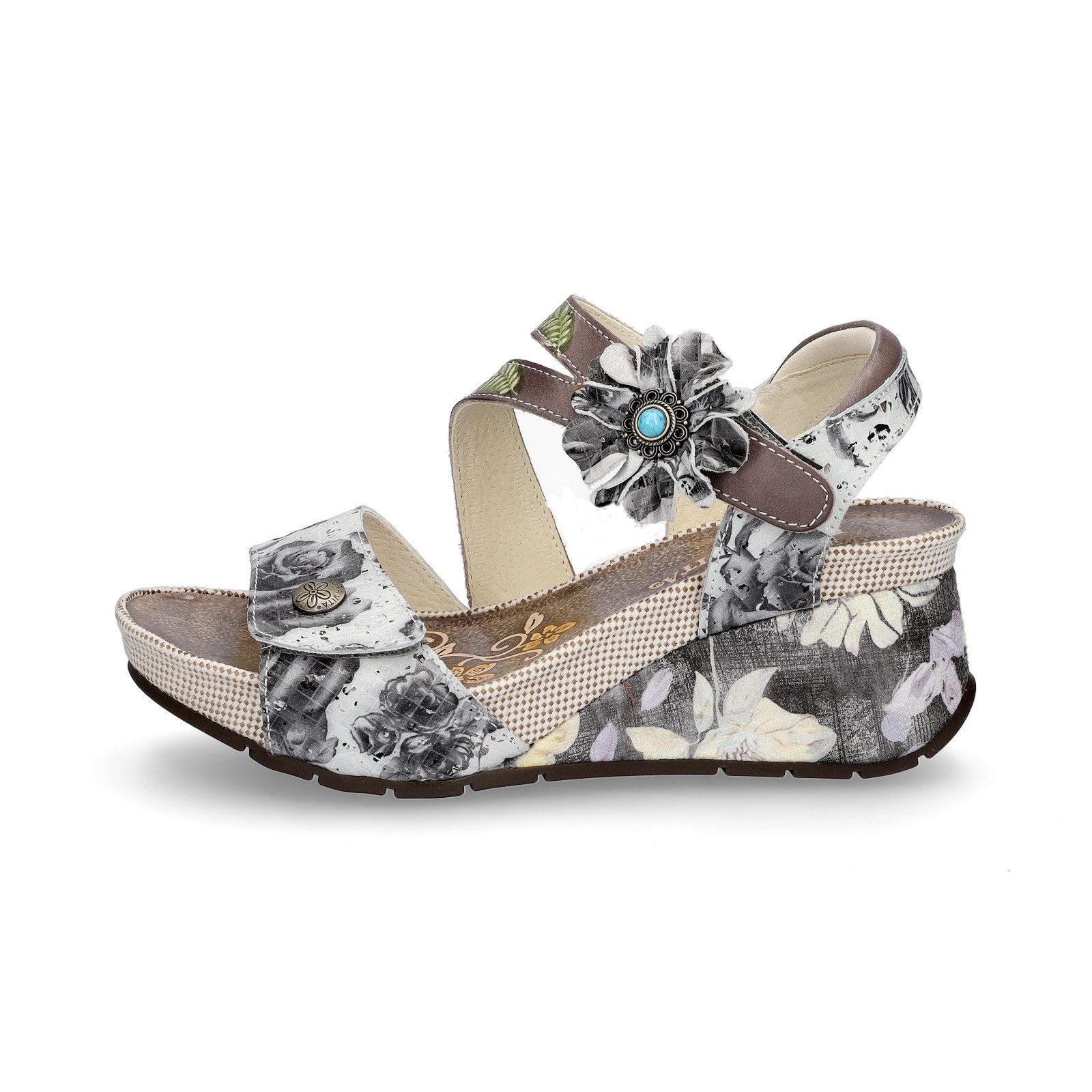 LAURA VITA Laura Vita Damen Sandalette grau Sandale günstig online kaufen
