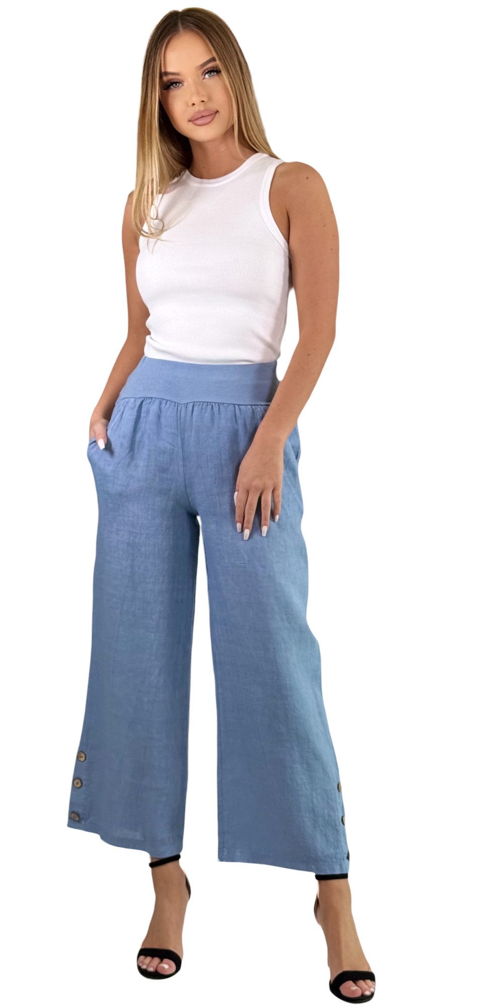 Mississhop Leinenhose Leinenhose 100 % Leinen günstig online kaufen