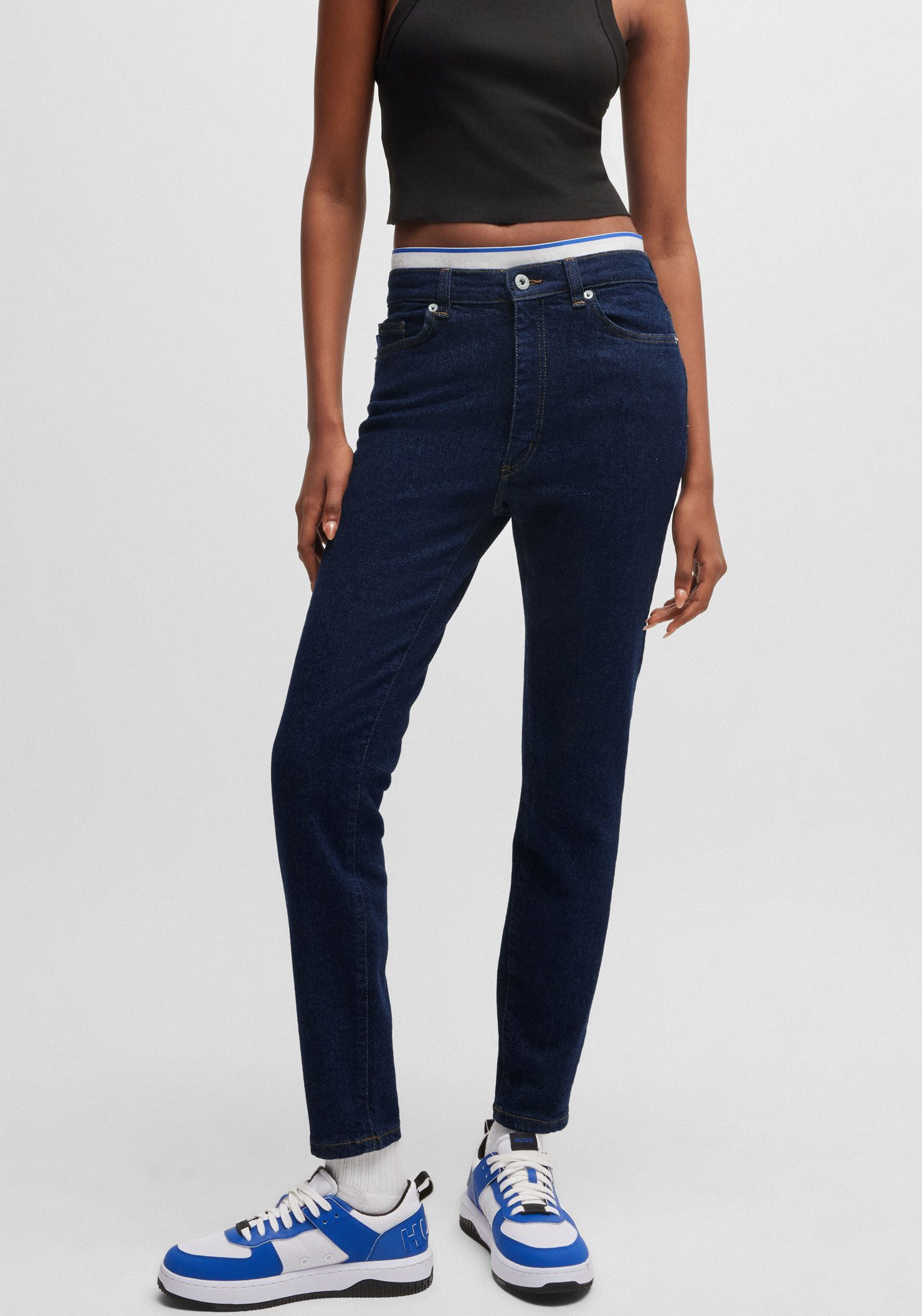 HUGO Skinny-fit-Jeans Malu Skinny Fit mit mittlerer Leibhöhe