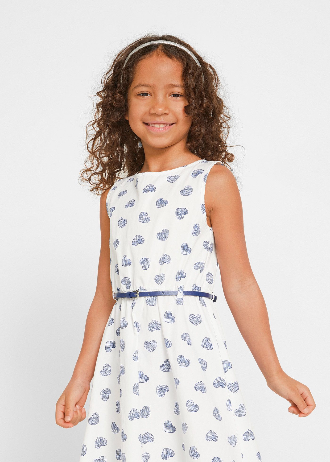 bonprix Sommerkleid (Set, 3-tlg) festlicher Stil, Set, aus Baumwolle und Polyurethan