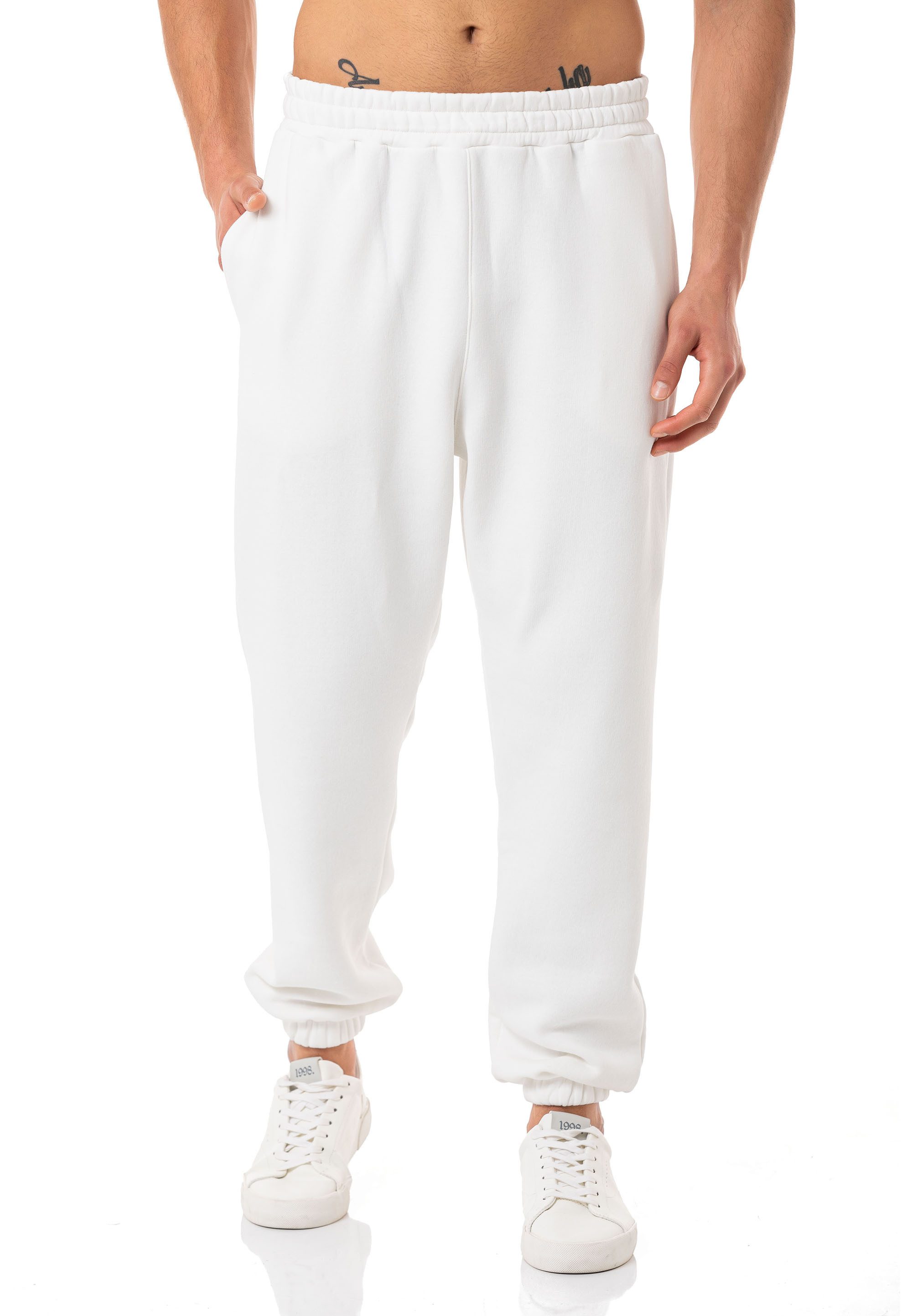 Jogginghose mit elastischem Bund Klassischer Sweatpants Look