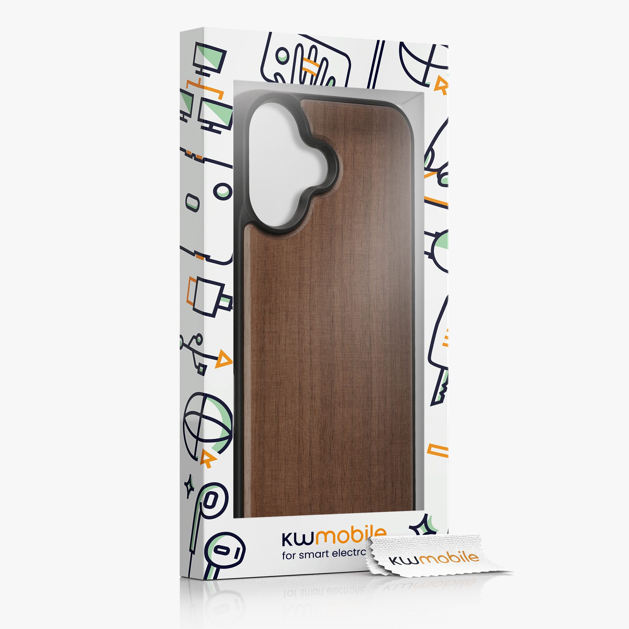 kwmobile Handyhülle Bumper Handyhülle für Apple iPhone 16, Hülle Handy Case Cover – Bild 5 von 5