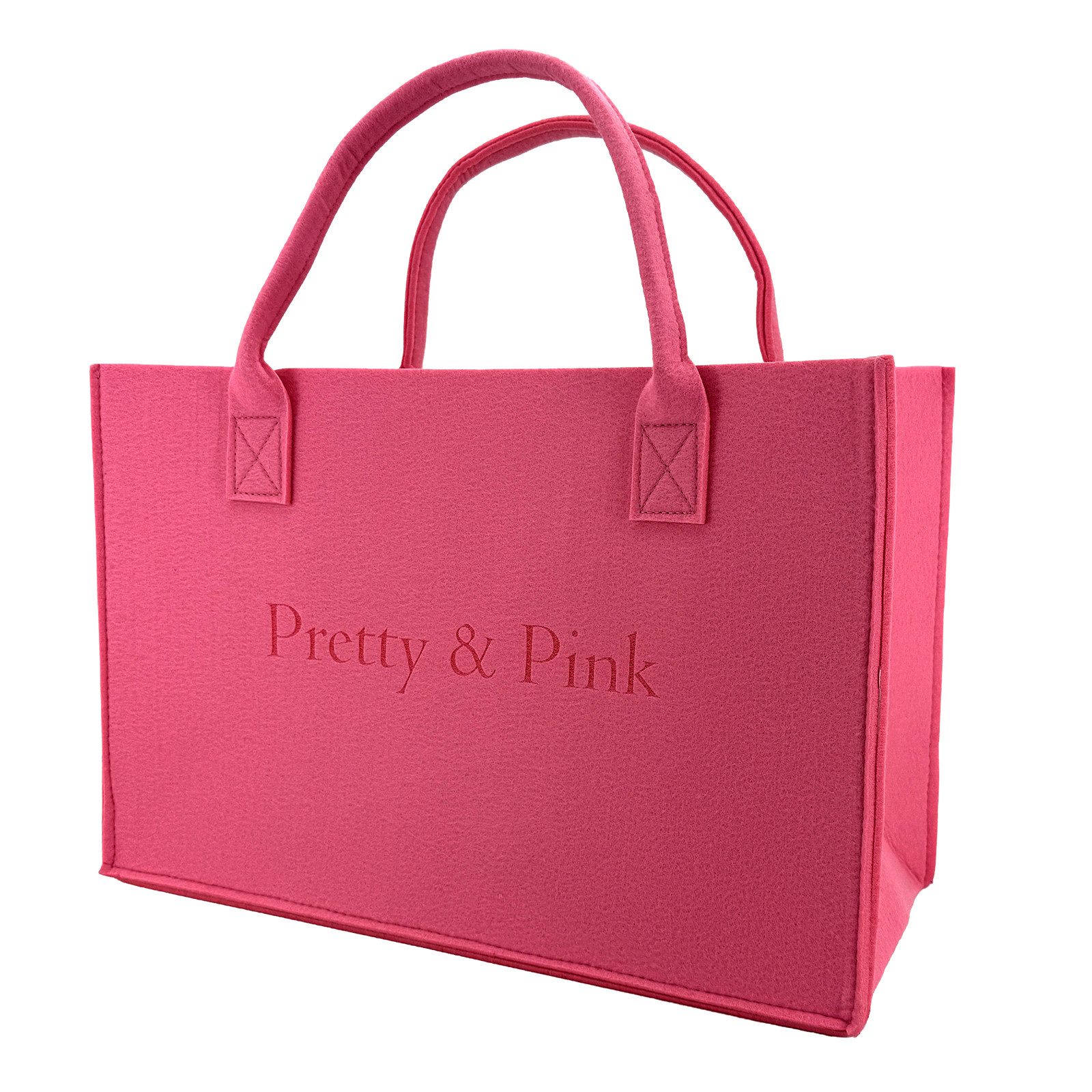 heimtexland Einkaufsshopper Universal Filztasche Einkaufstasche Filz Shopper, 24 l, Henkel Tragetasche - strapazierfähig langlebig praktisch