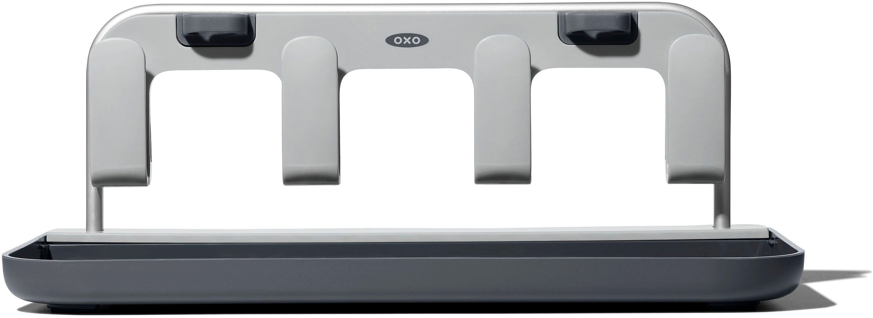 OXO Good Grips Geschirrständer, für Flaschen, mit Aluminiumrahmen